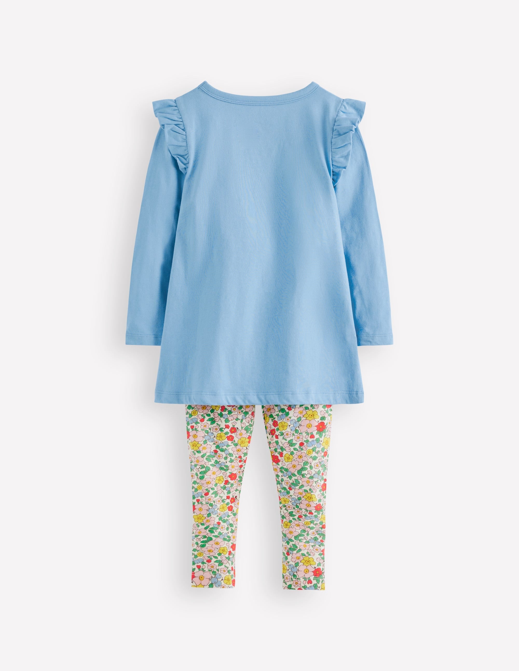 Appliqué Tunic and Legging Set-Glacier Blue Bunnies - Image 2