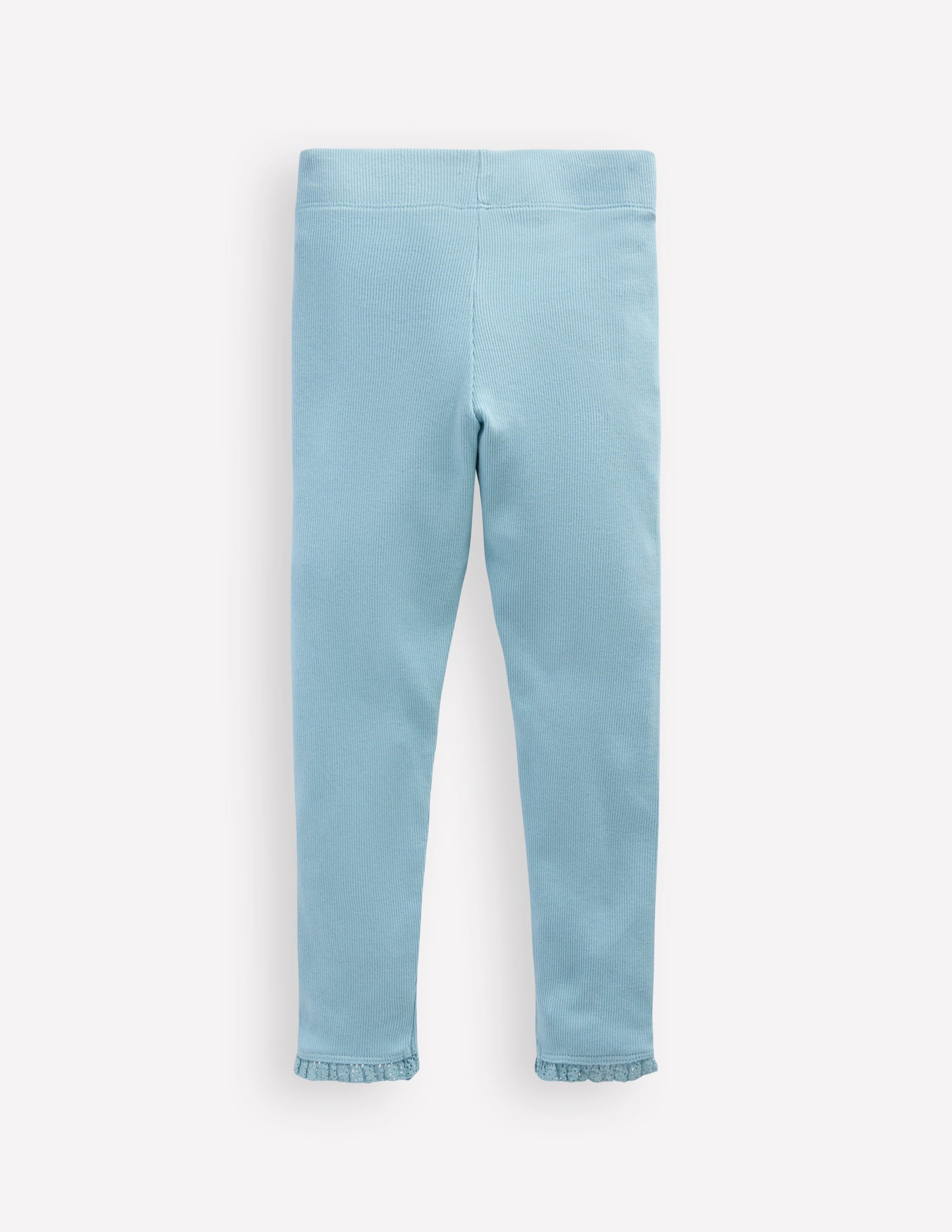 Ribbed Leggings-Vintage Blue-2