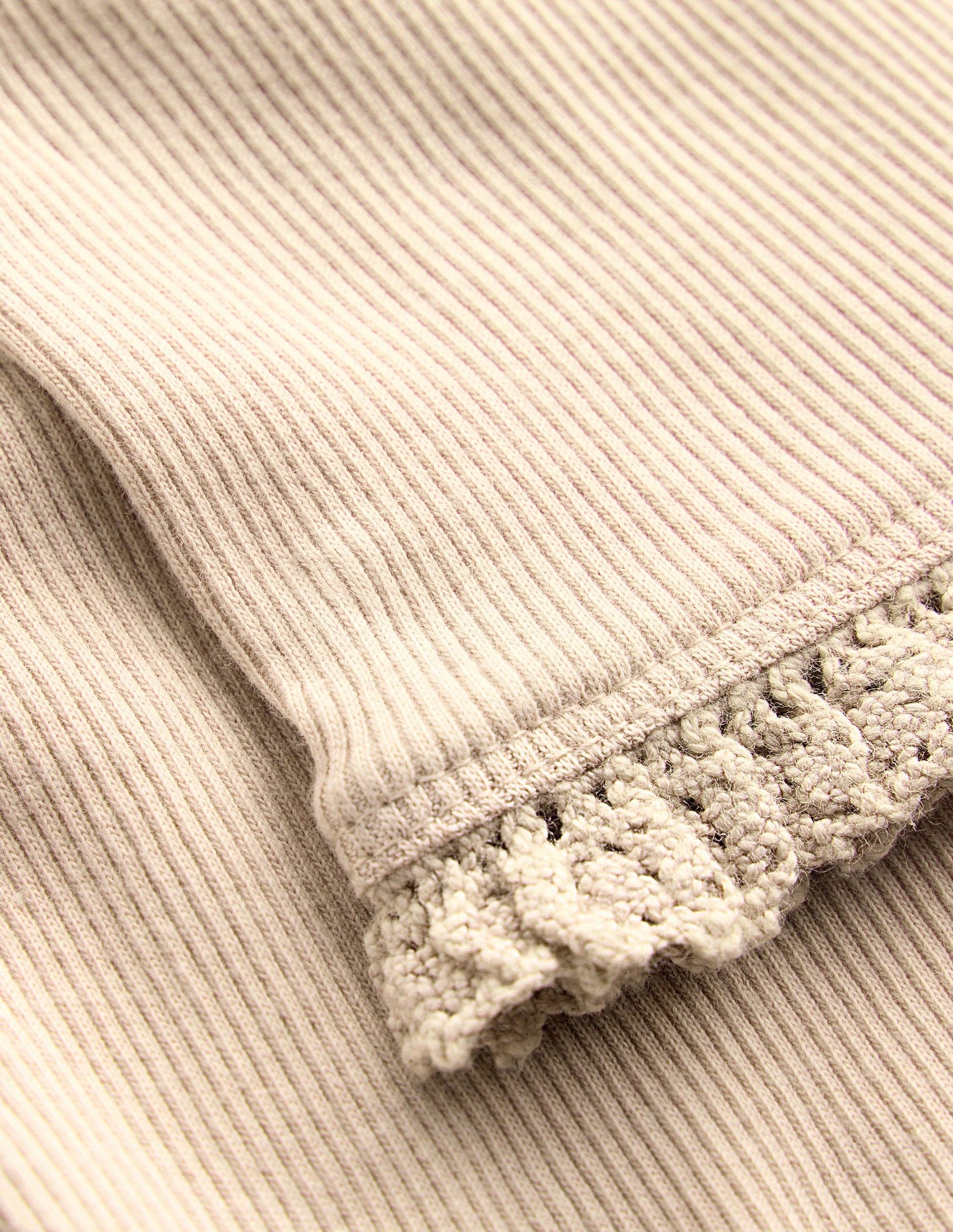 Ribbed Leggings-Oatmeal Marl-3