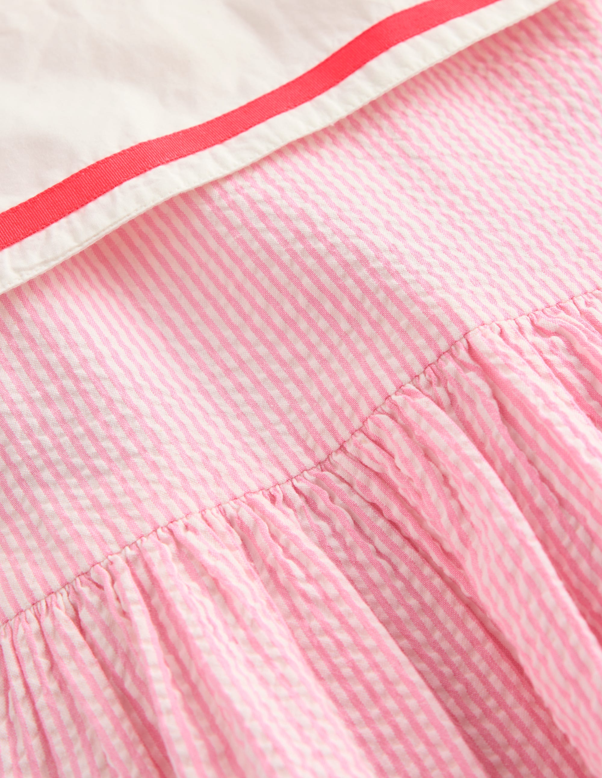 Heritage Sailor Dress-Pink Ticking - Image 3