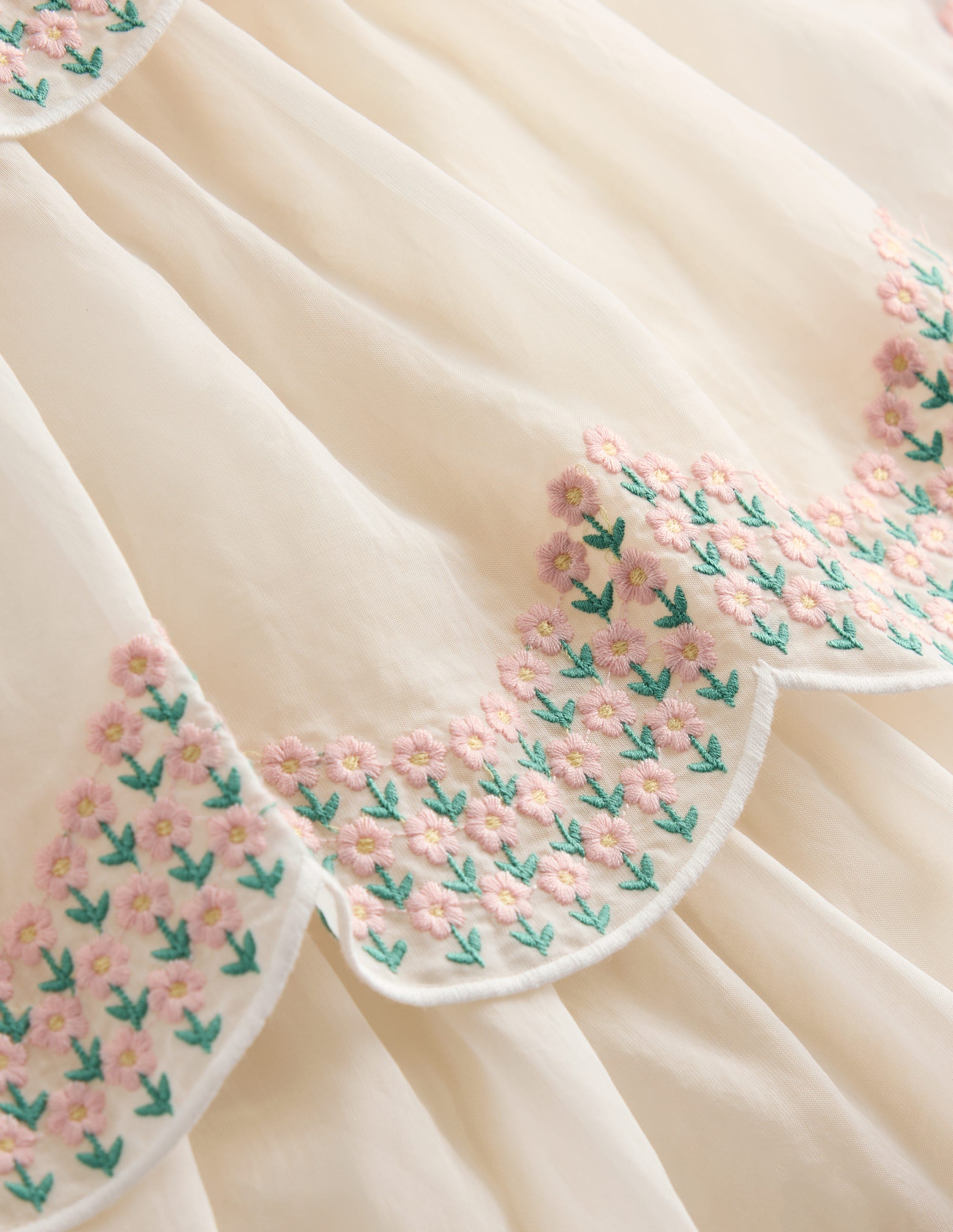 Tiered Organza Dress-Ivory - Image 4