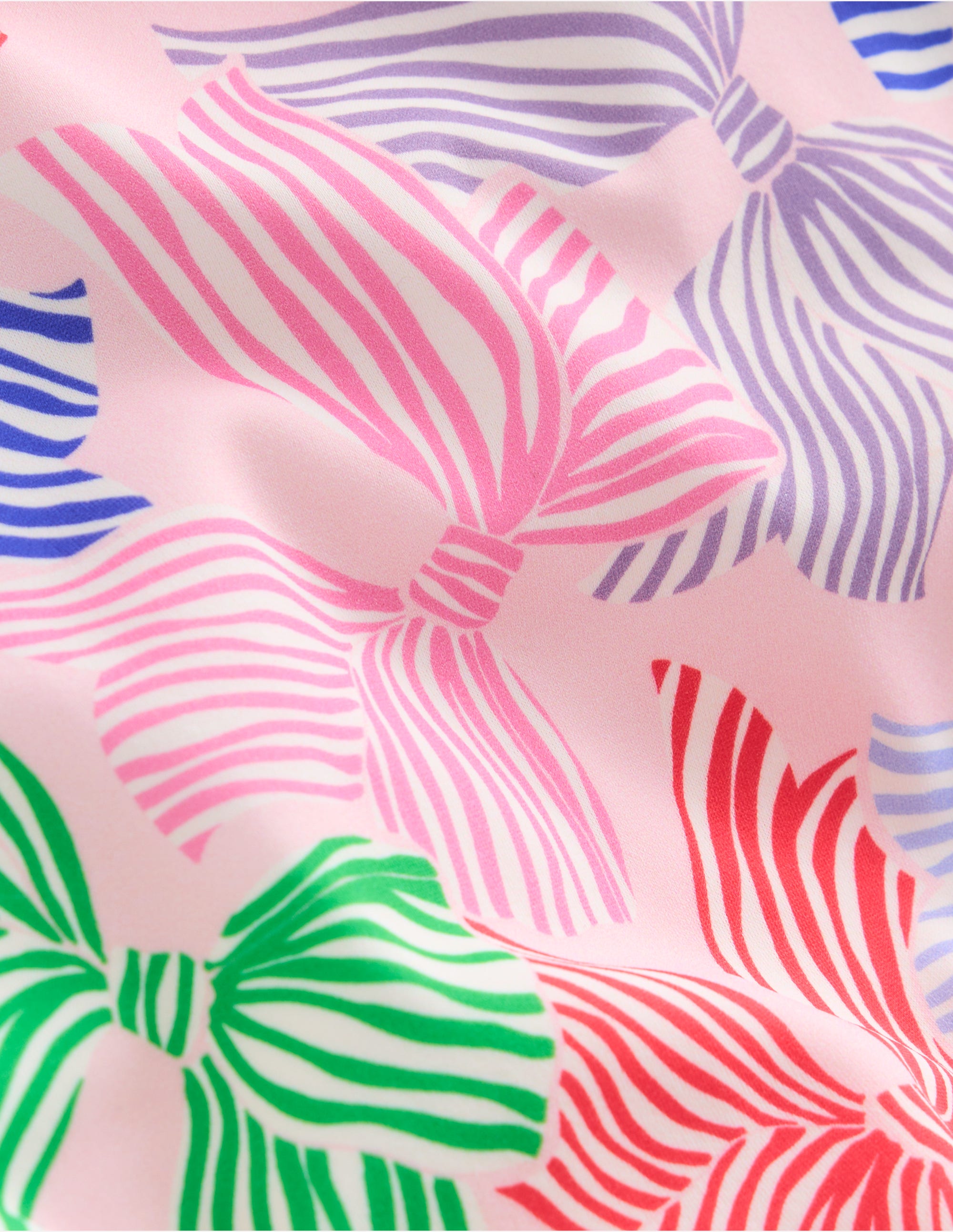 Sandy Puff Sleeve Bikini-French Pink Bows - Image 3