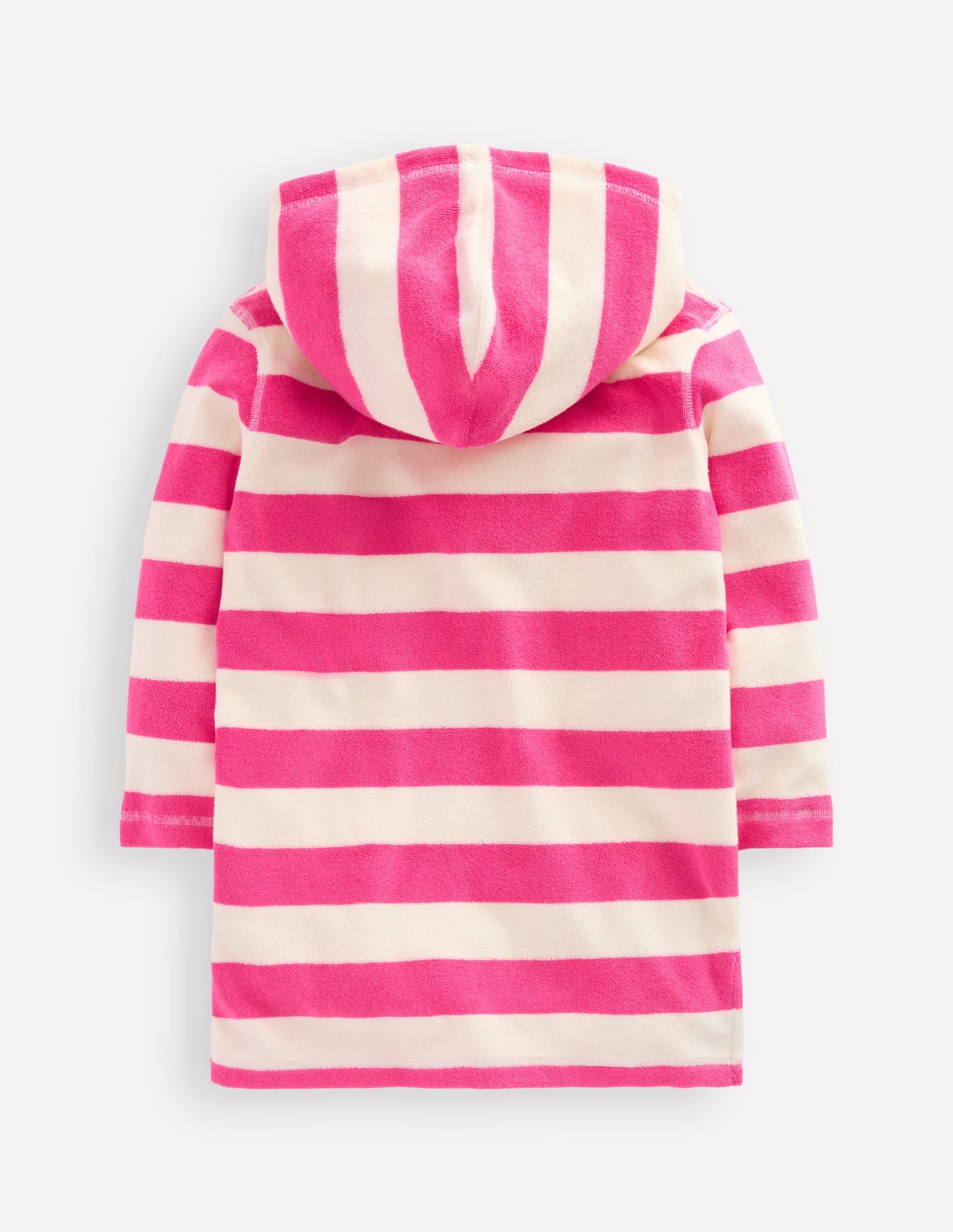 Mara Towelling Throw-On-Pink Mermaid Stripe-2