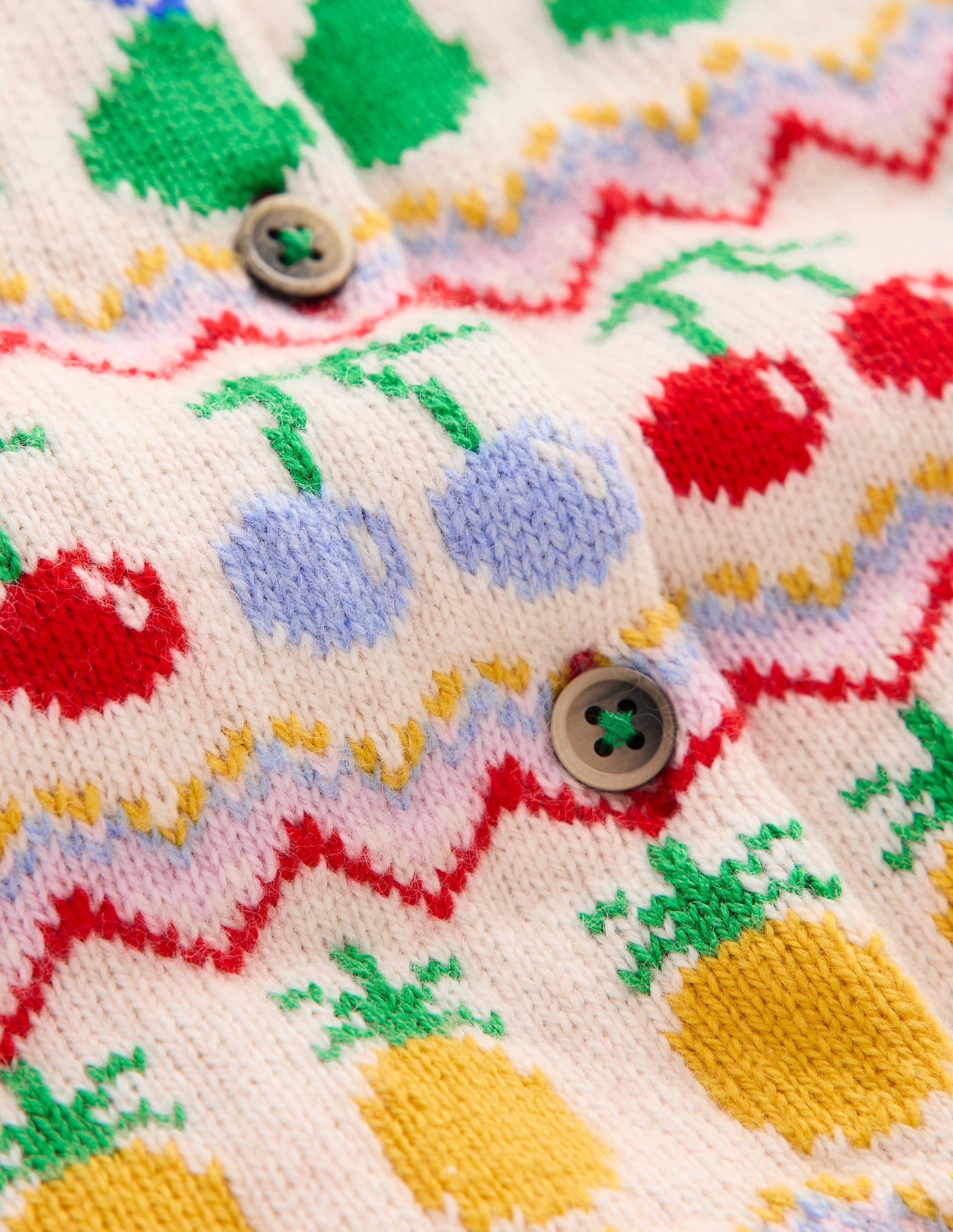 Edie Fair Isle Cardigan-Multi Fruit-3