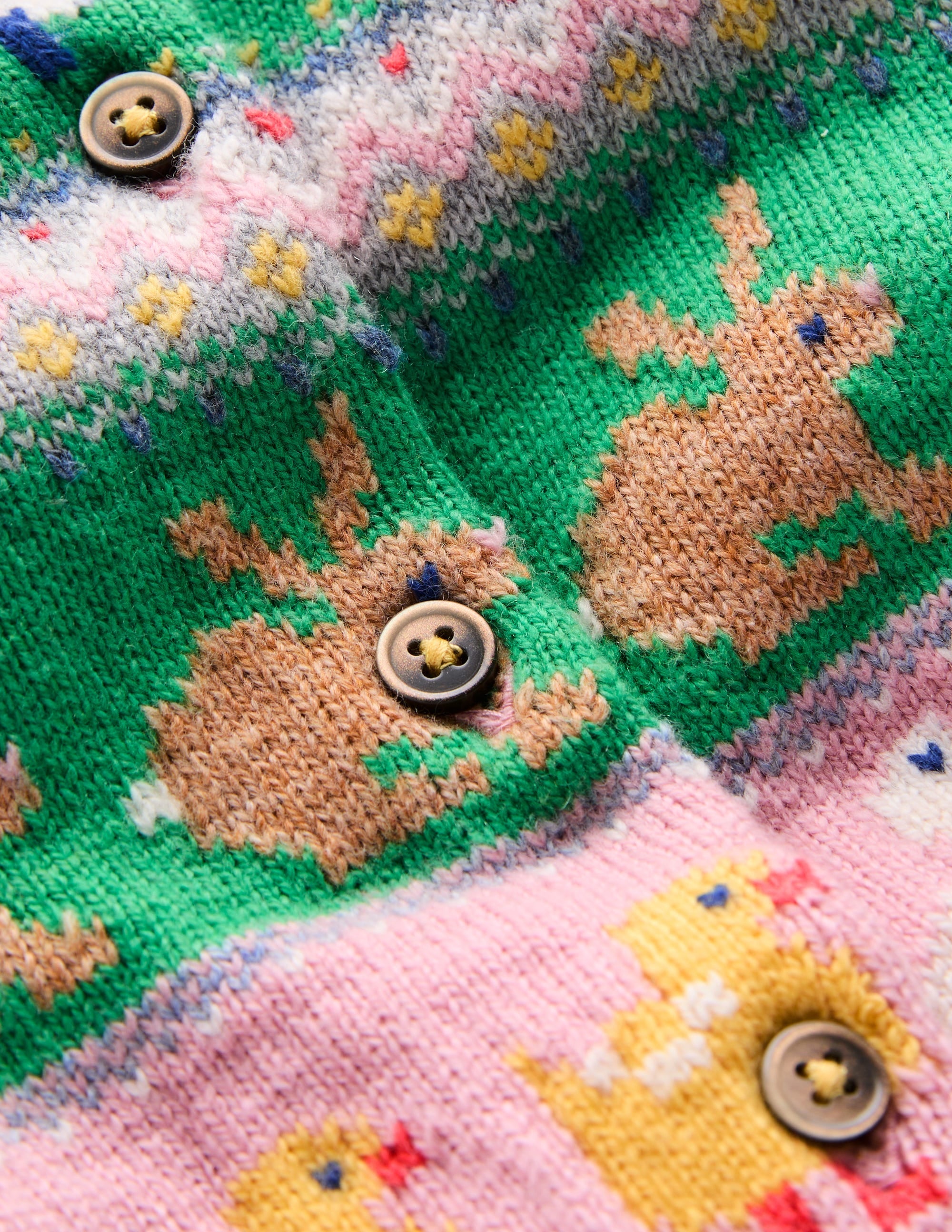 Edie Fair Isle Cardigan-Easter Fair Isle - Image 4