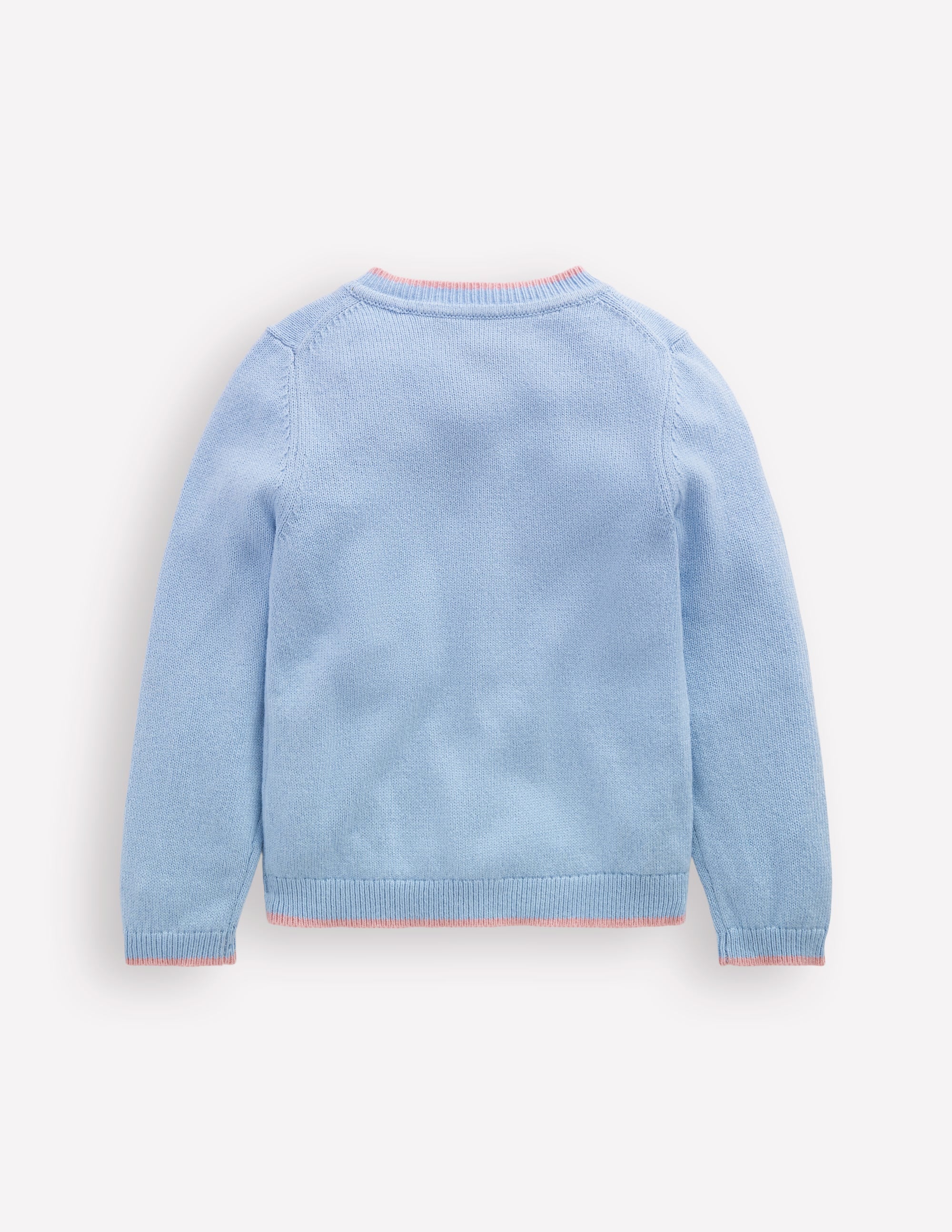 Evelyn Fun Logo Cardigan-Vintage Blue Chicks - Image 3