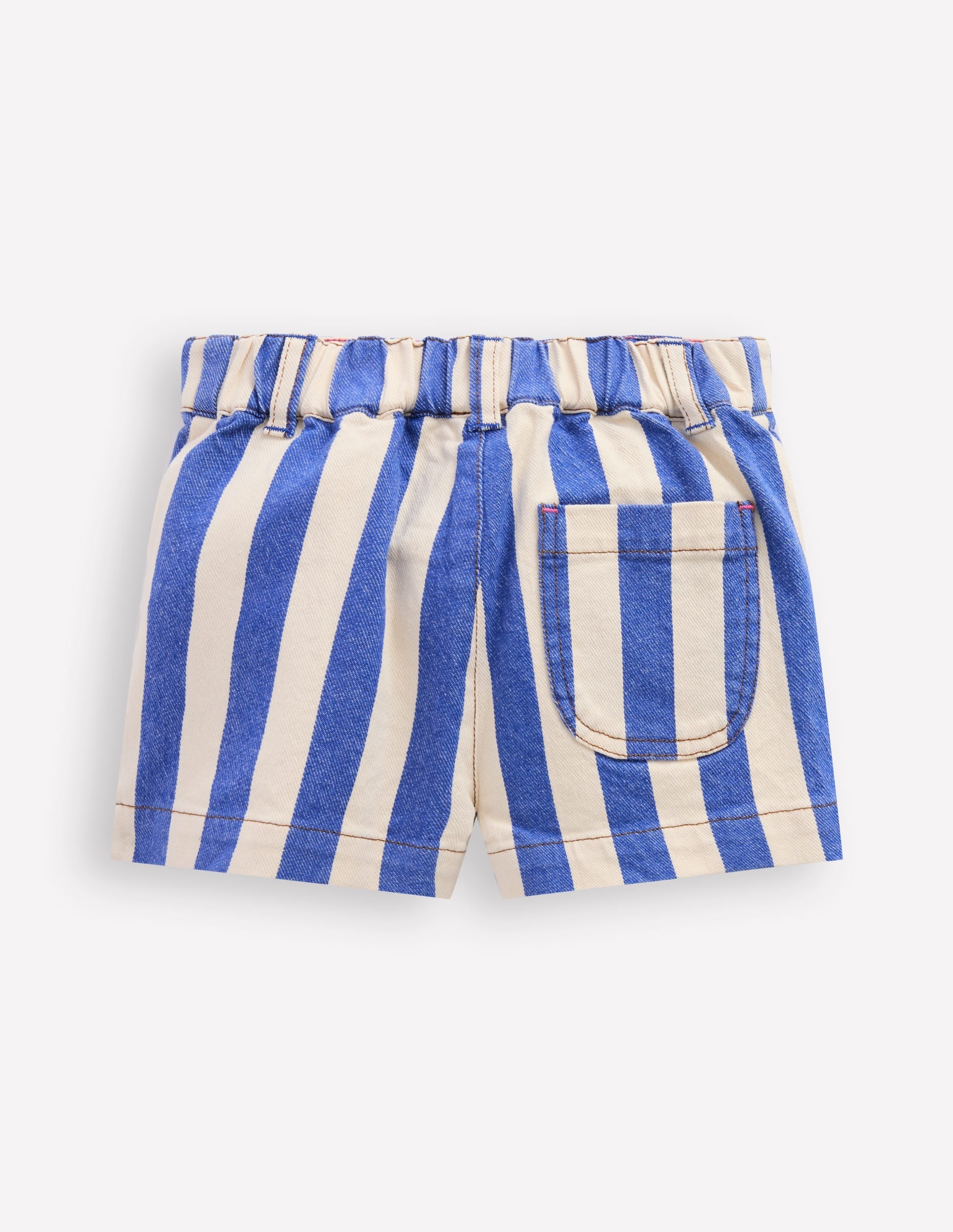 Patch Pocket Shorts-Orion Blue/ Ivory - Image 2