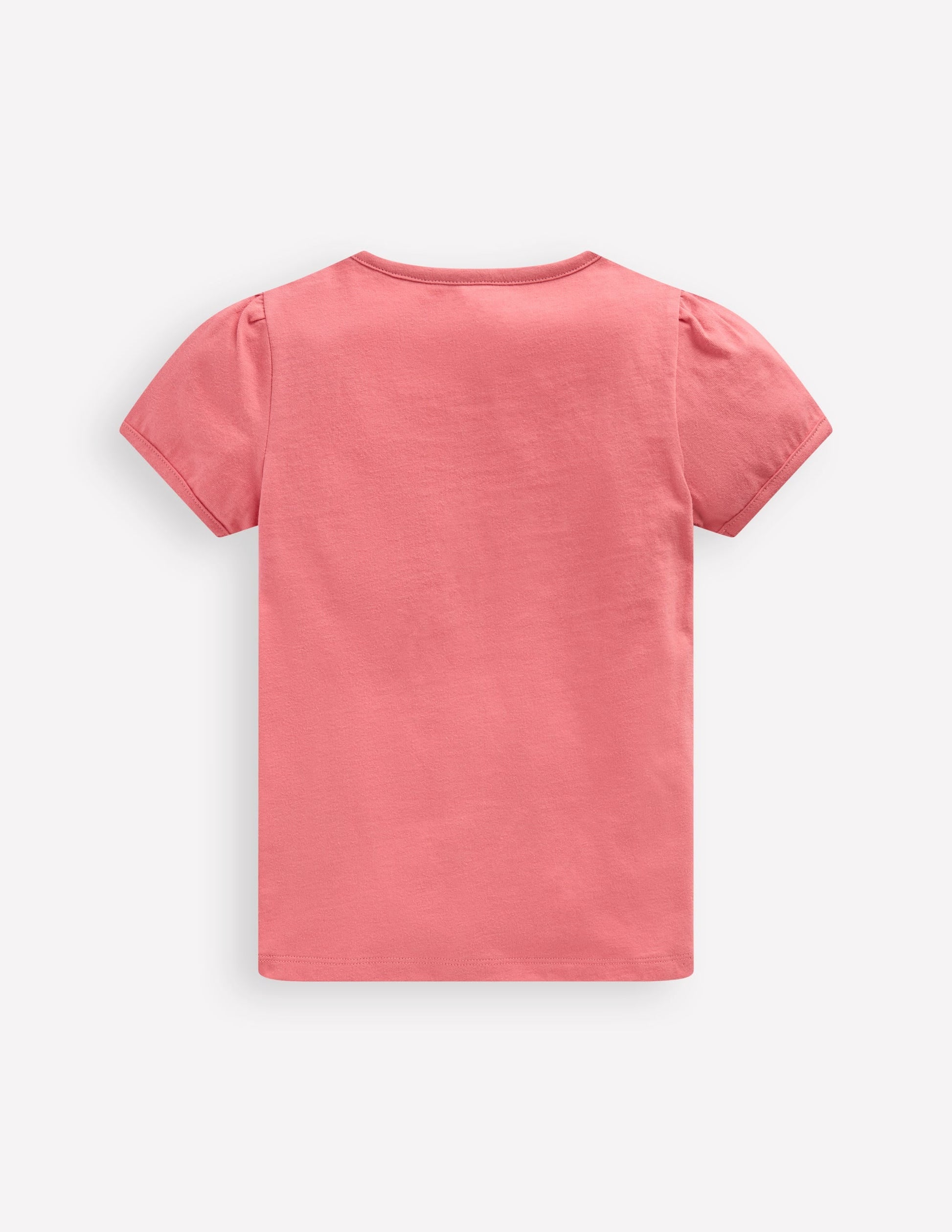 Puff Sleeve Superstitch Top-Blossom Pink Bunnies-2