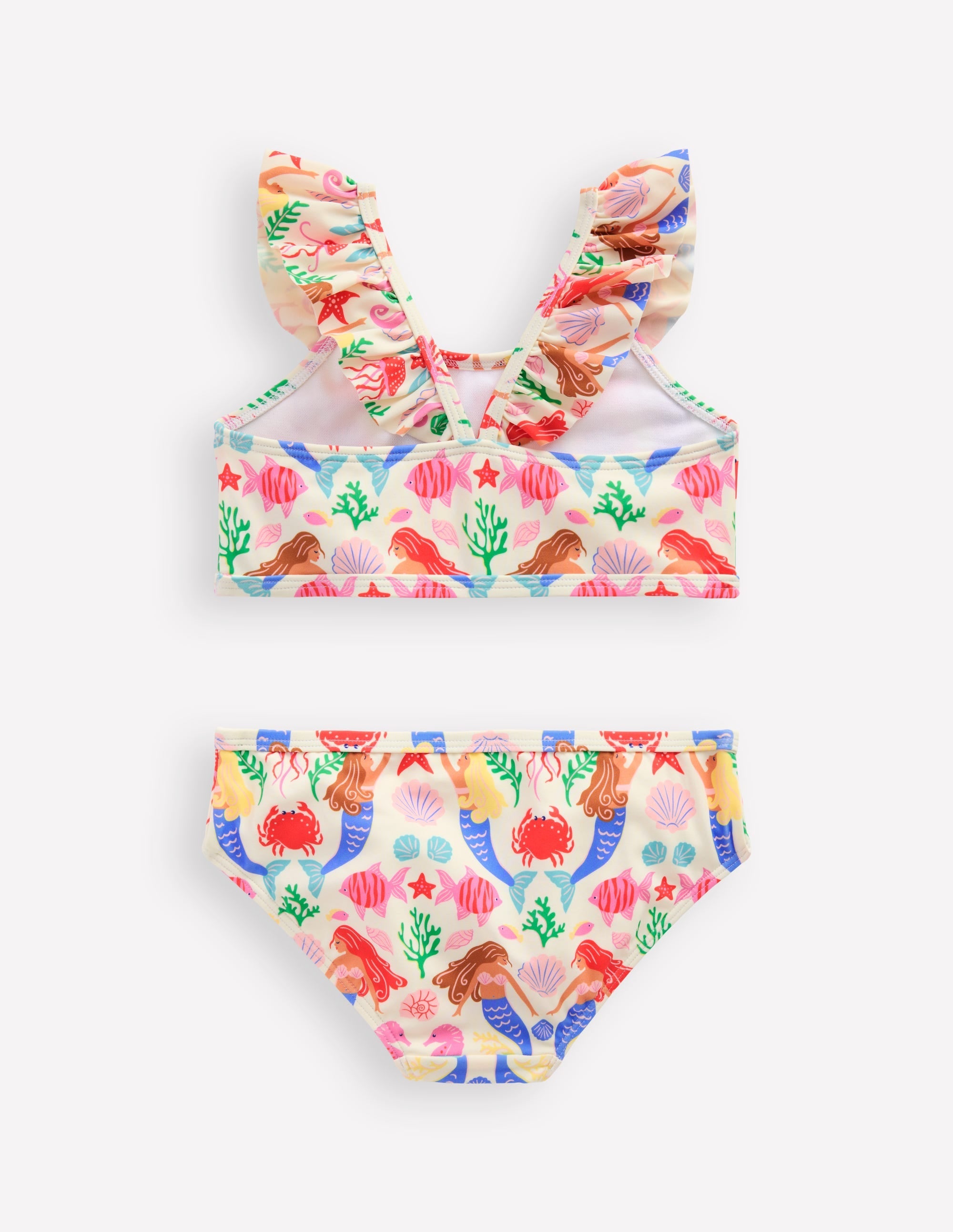 Frill Strap Bikini-Ivory Mermaid - Image 2
