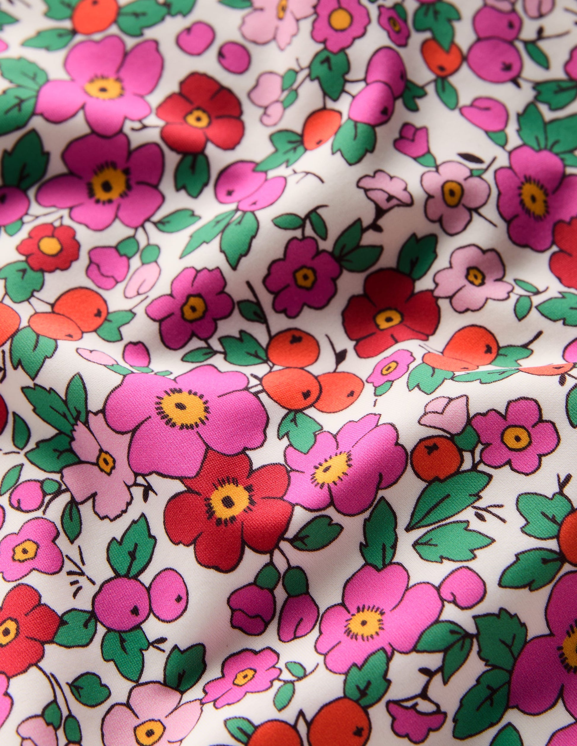 Hallie Frill Strap Swimsuit-PInk Apple Blossom Floral-3