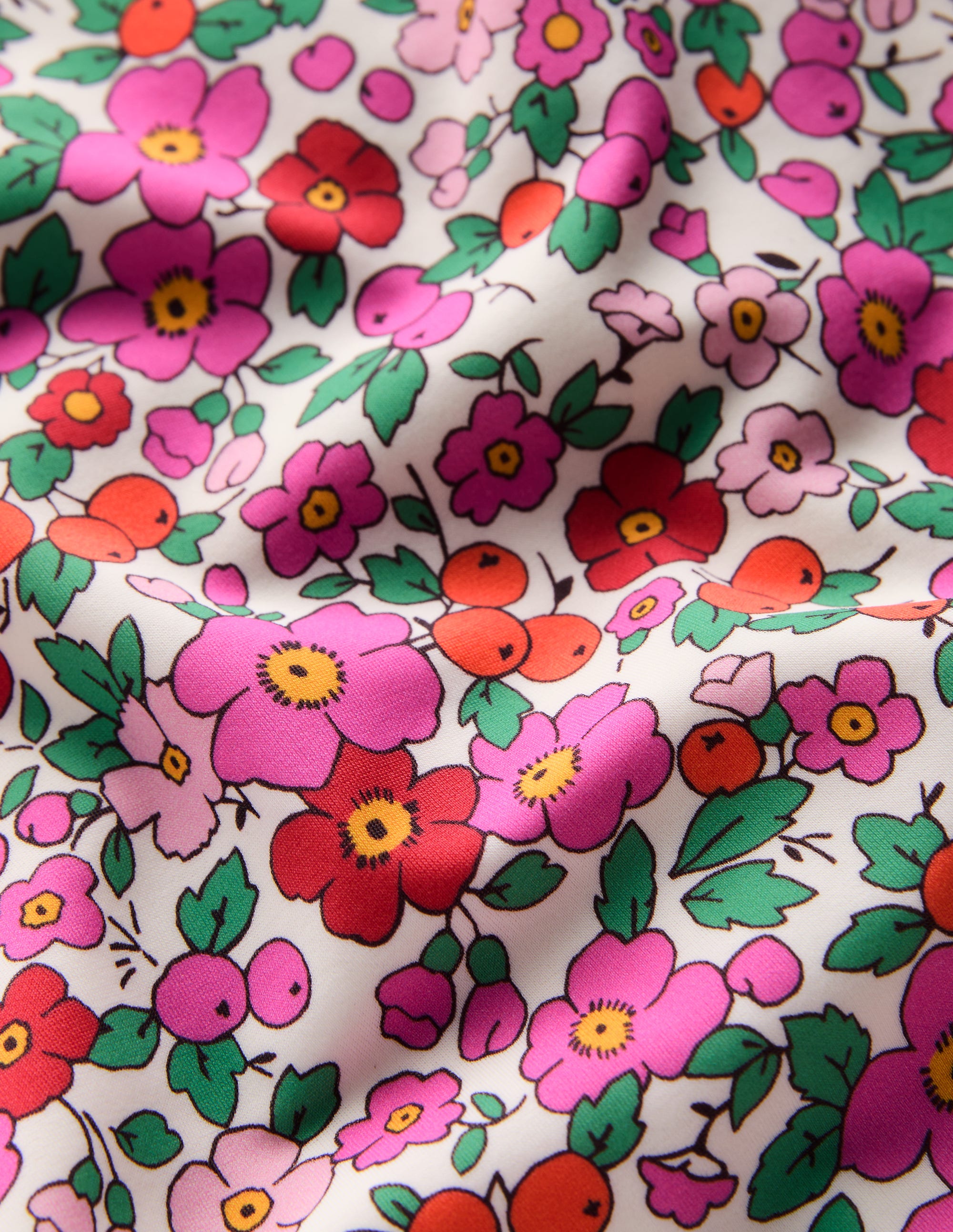 Hallie Frill Strap Swimsuit-PInk Apple Blossom Floral - Image 3