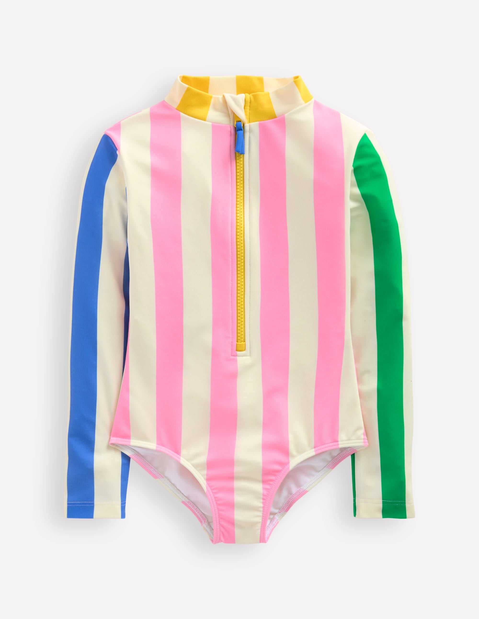 Long-Sleeved Swimsuit-Hotchpotch Stripe - Image 2