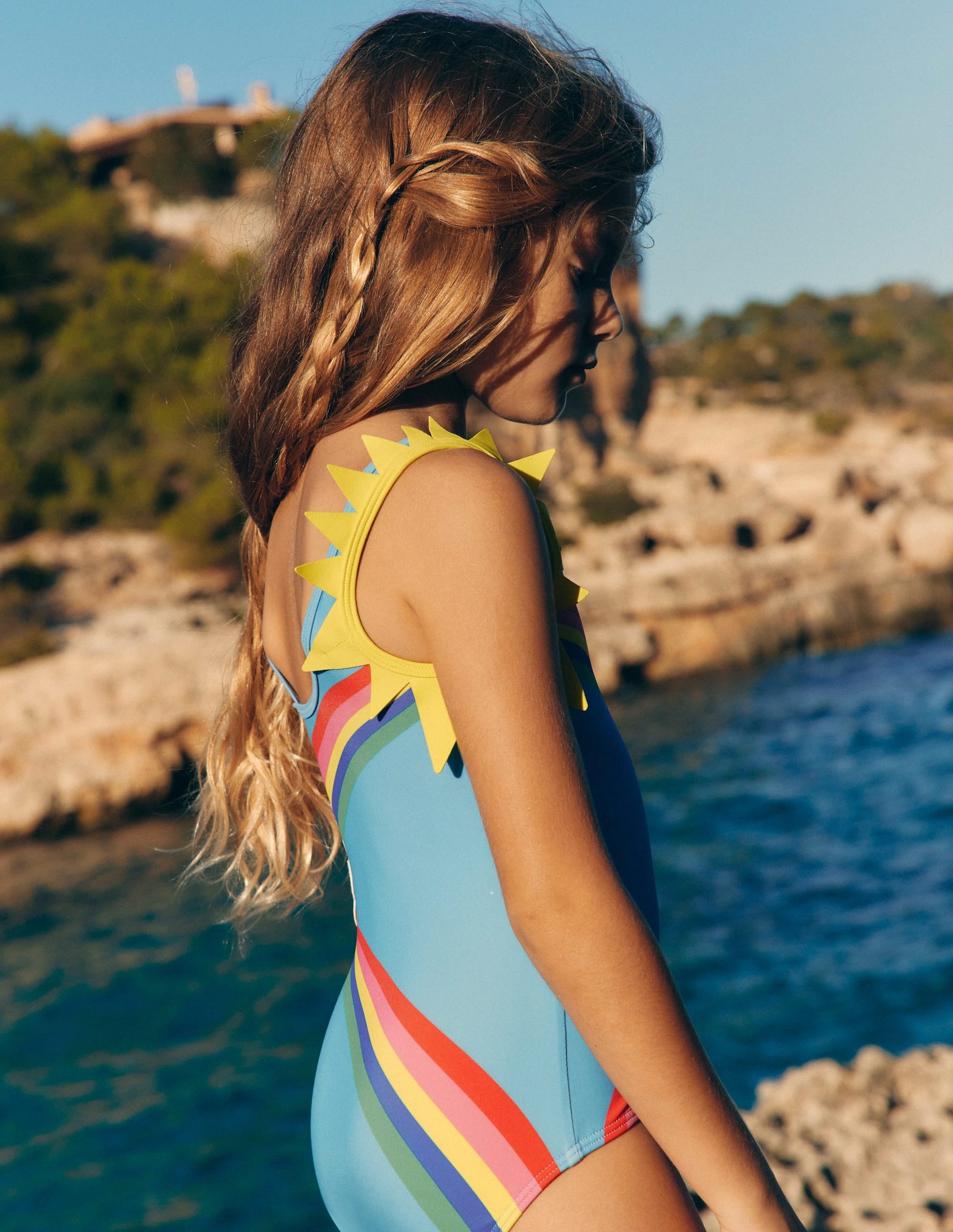 Lettice Cut Out Swimsuit-Forget Me Not Blue Weather-5