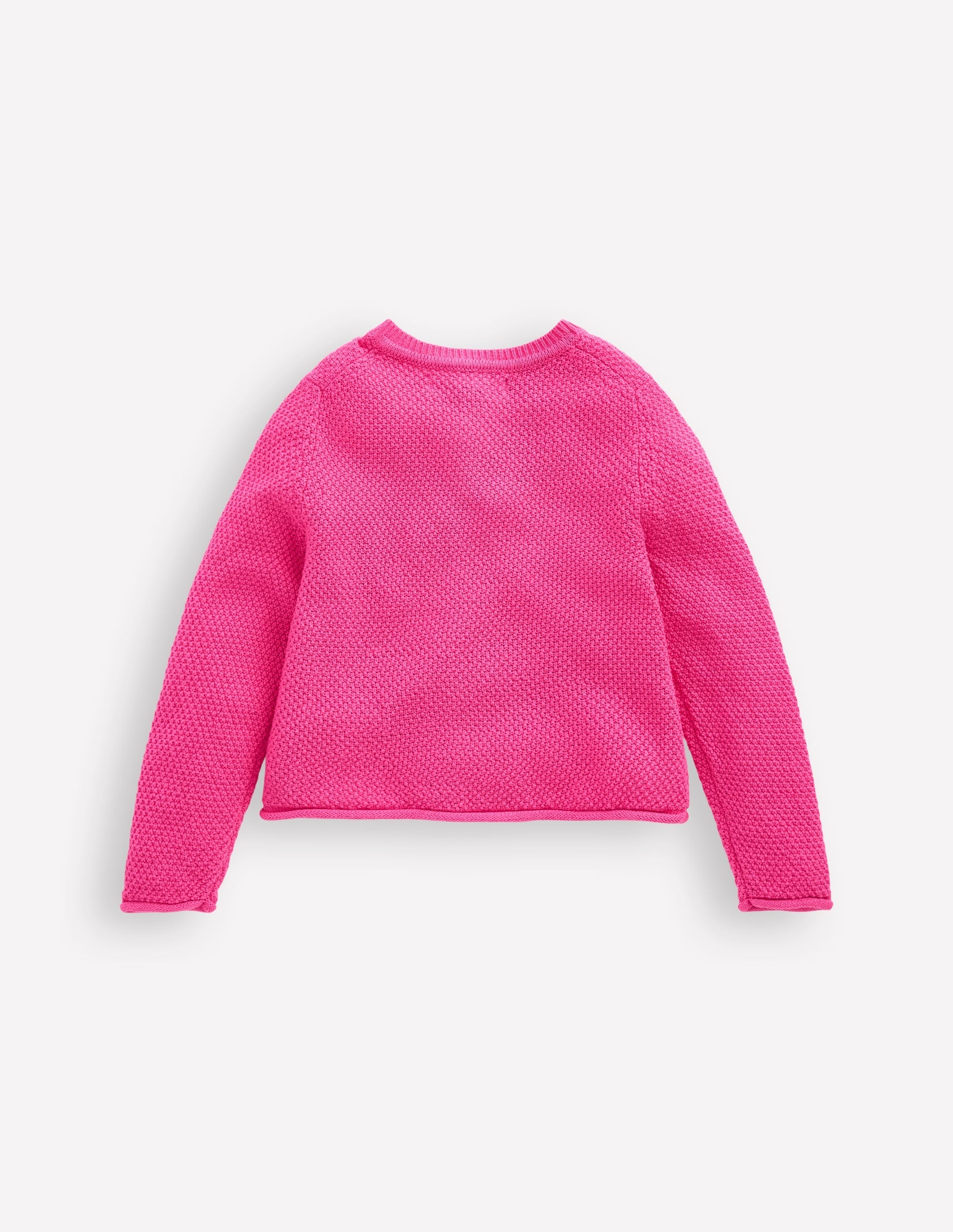 Everyday Cotton Cardigan-Sorbet Pink - Image 2