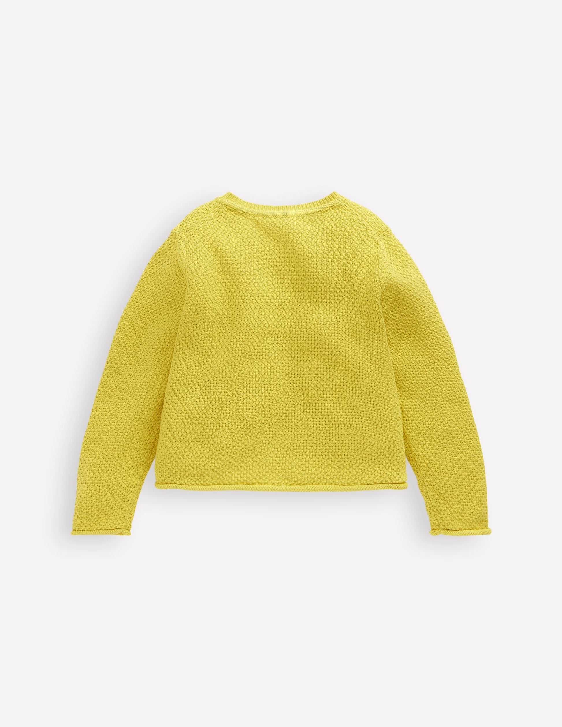 Everyday Cotton Cardigan-Lemon Yellow-2