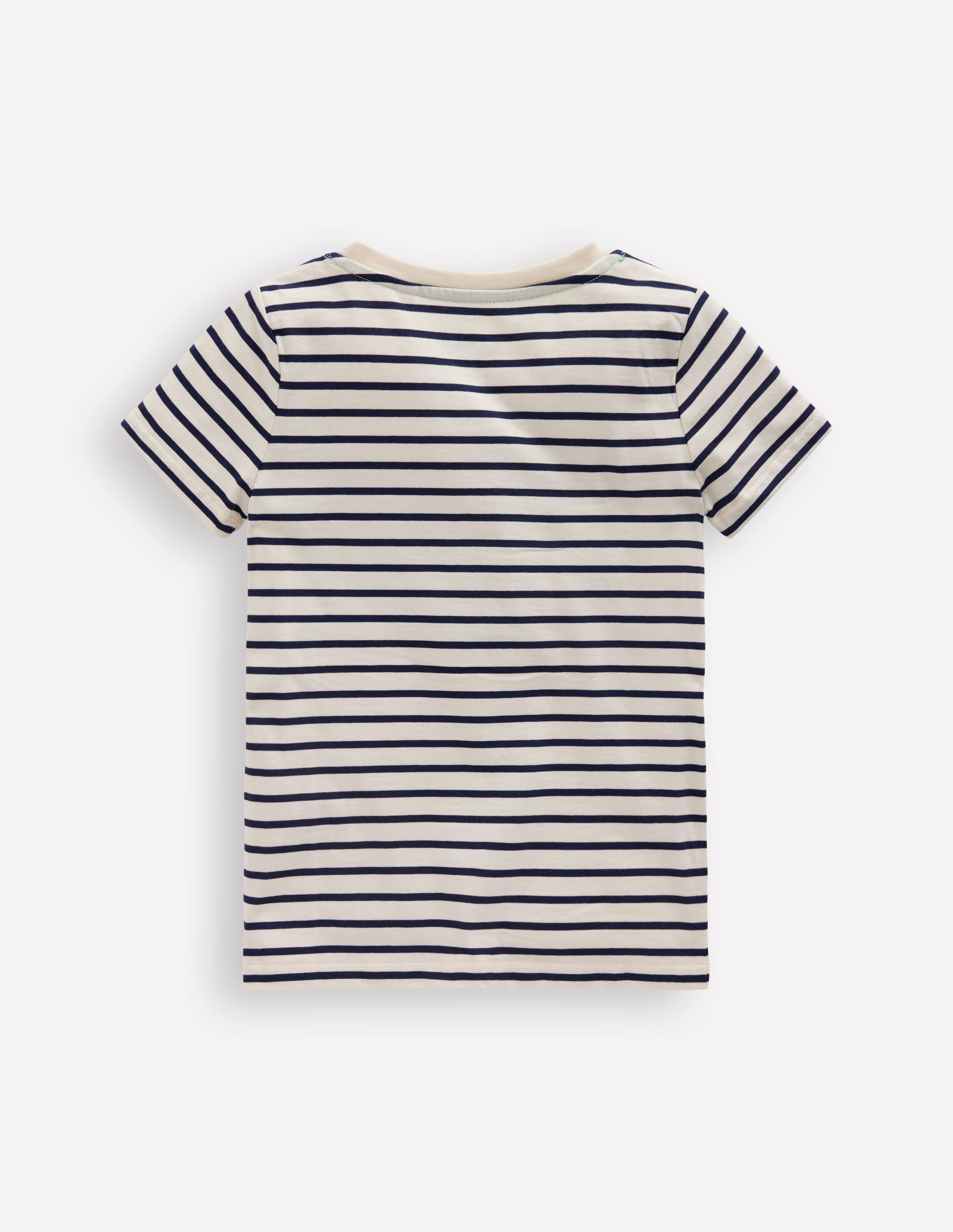 Bay Boucle T-Shirt-French Navy/ Ivory Cherries - Image 2