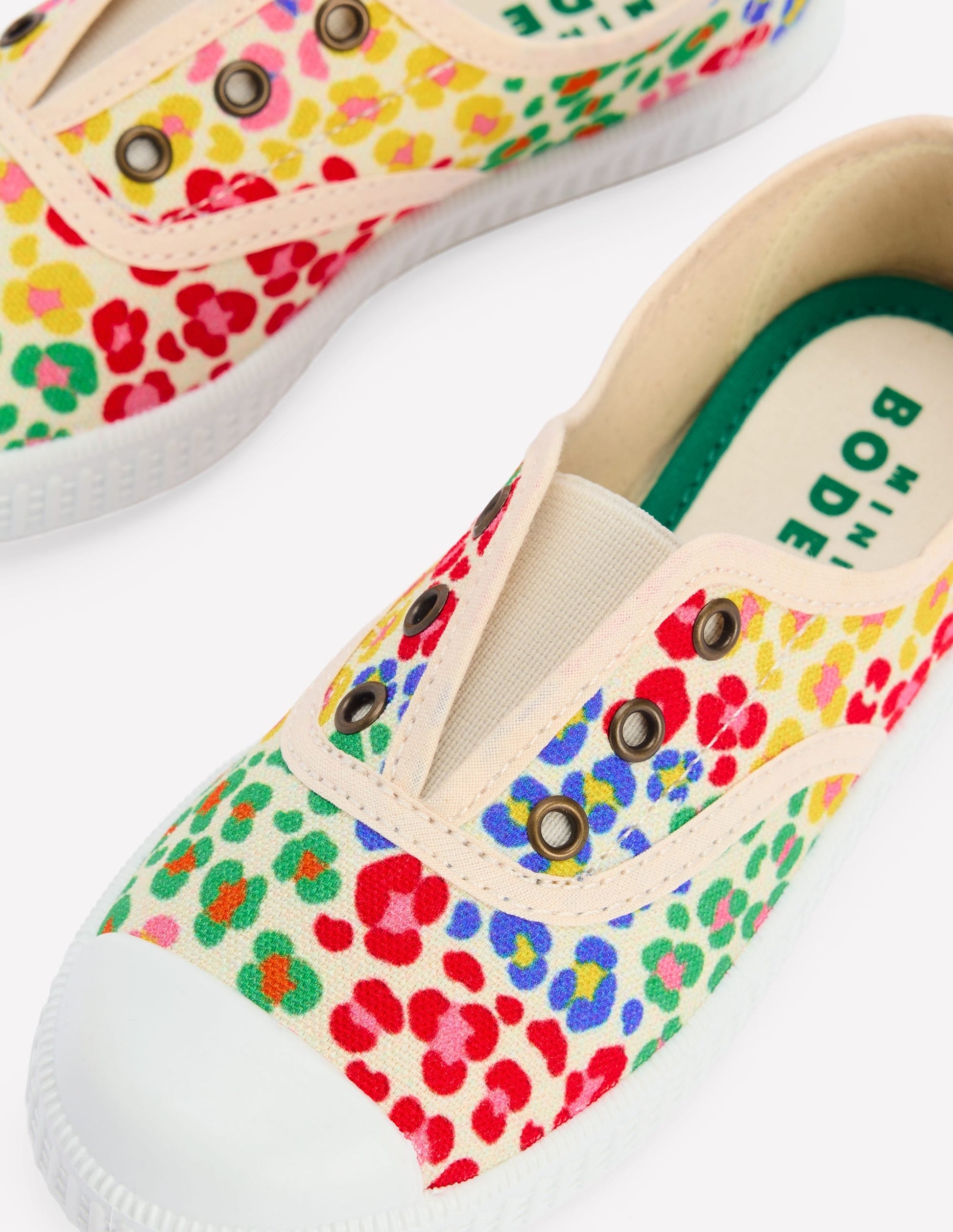 Laceless Canvas Pull-ons-Multi Leopard-3