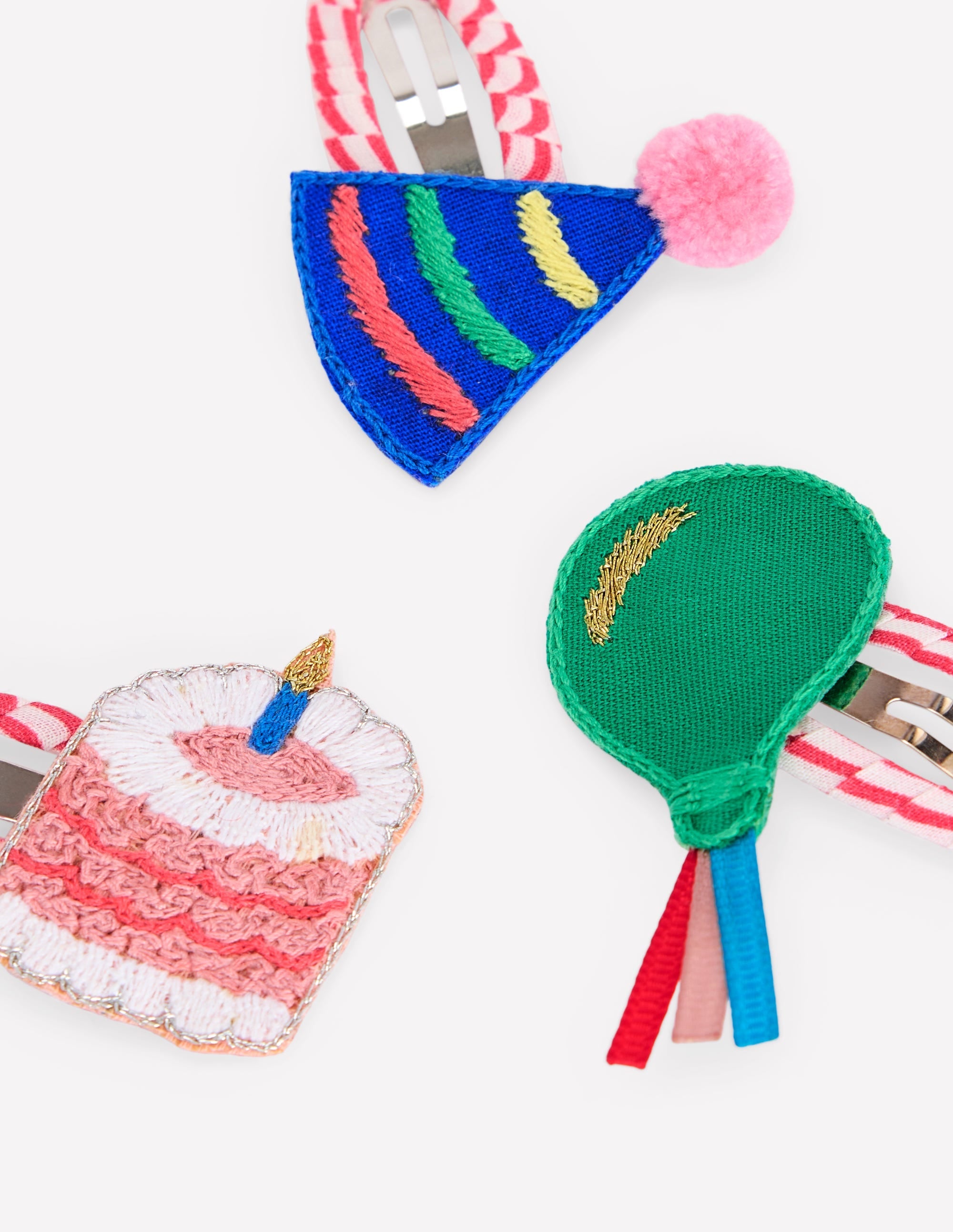3 Pack Hair Clips-Birthday - Image 2