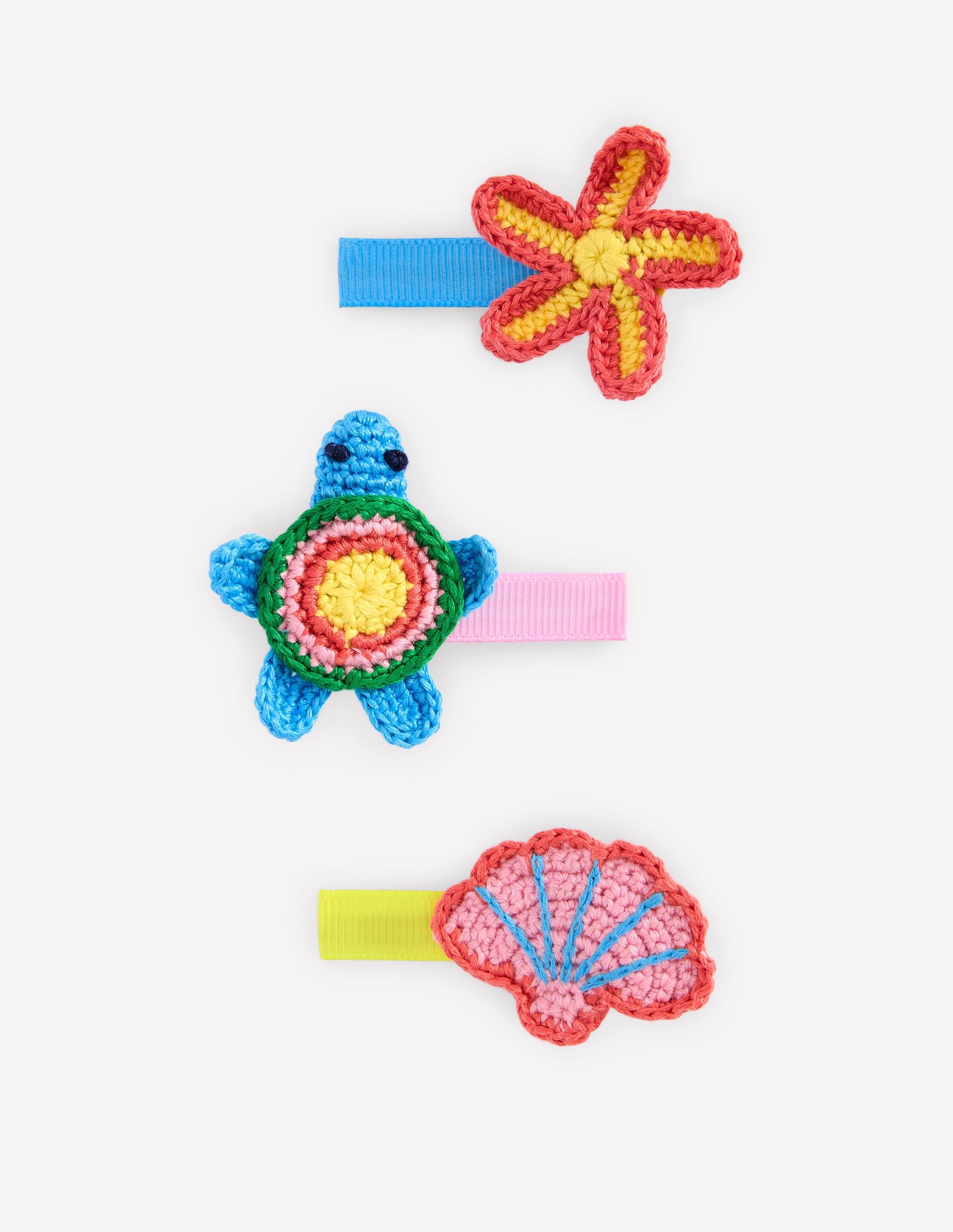 3 Pack Hair Clips-Under the sea - Image 1