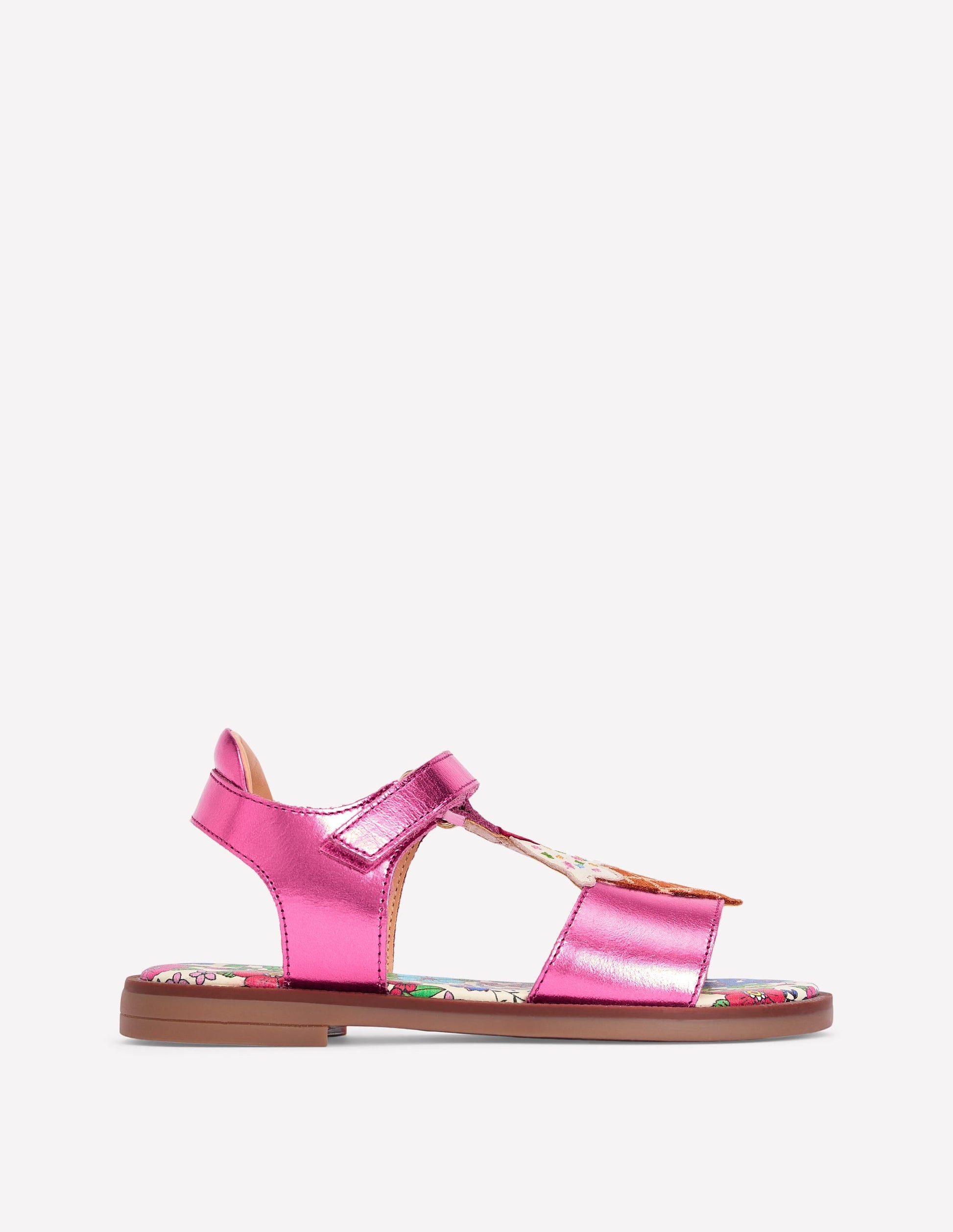 Fun Leather Sandals-Ice Cream-2