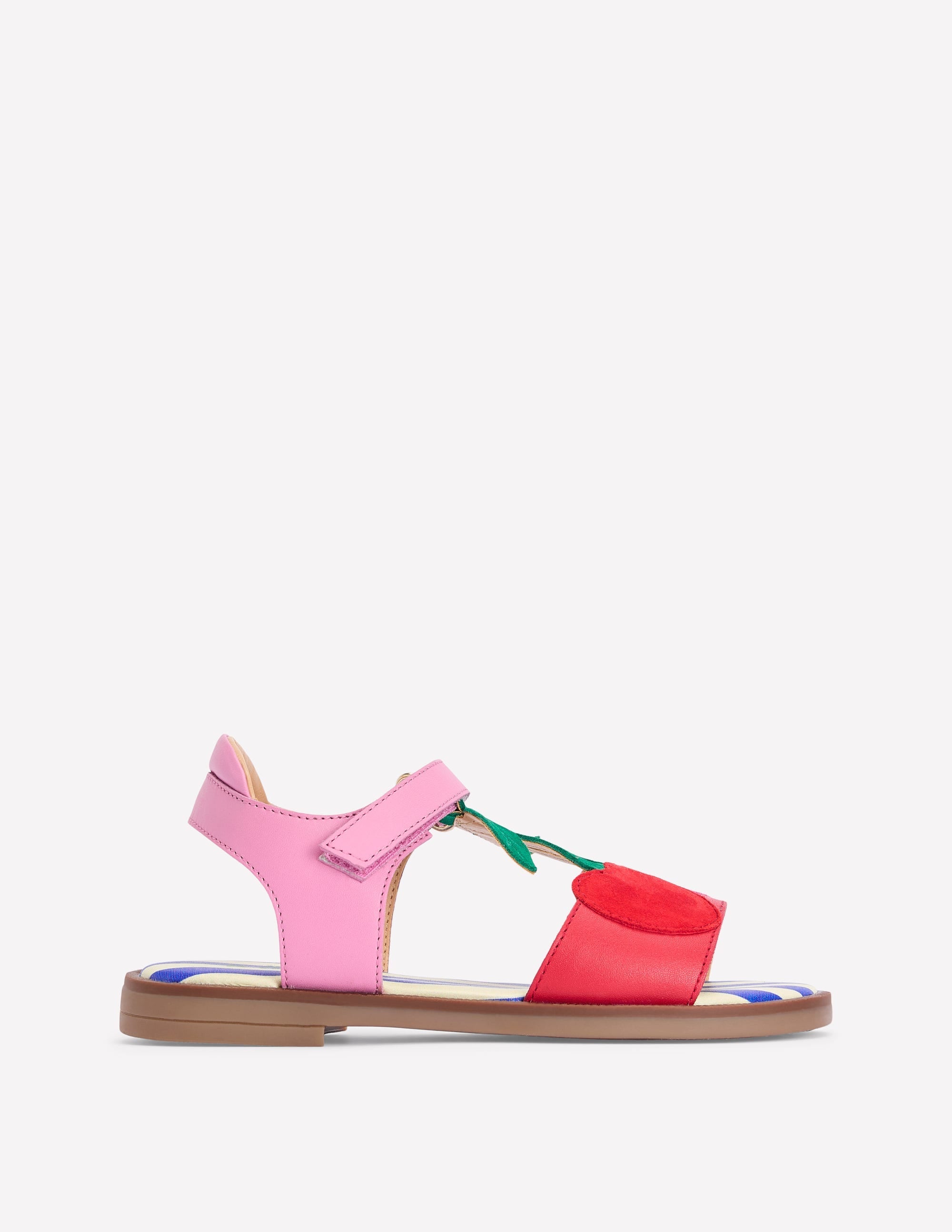 Fun Leather Sandals-Cherries - Image 2