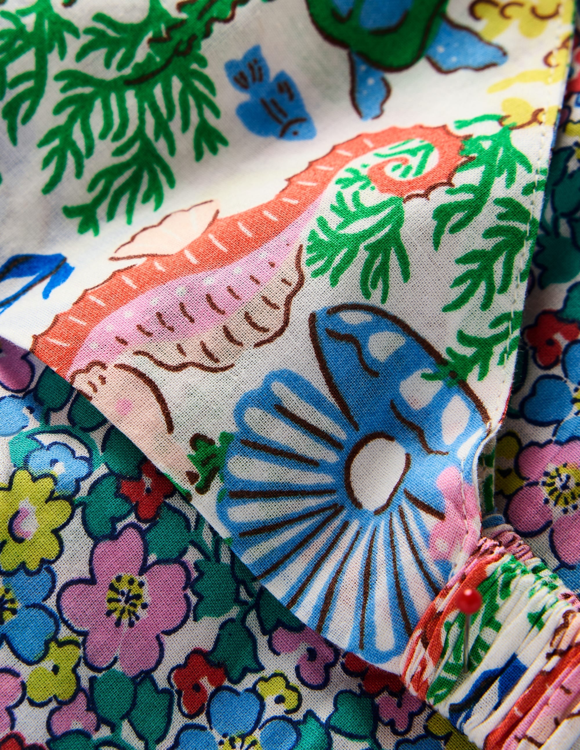 2-Pack Headscarves-Multi Flowerbed/Coral Cove - Image 2