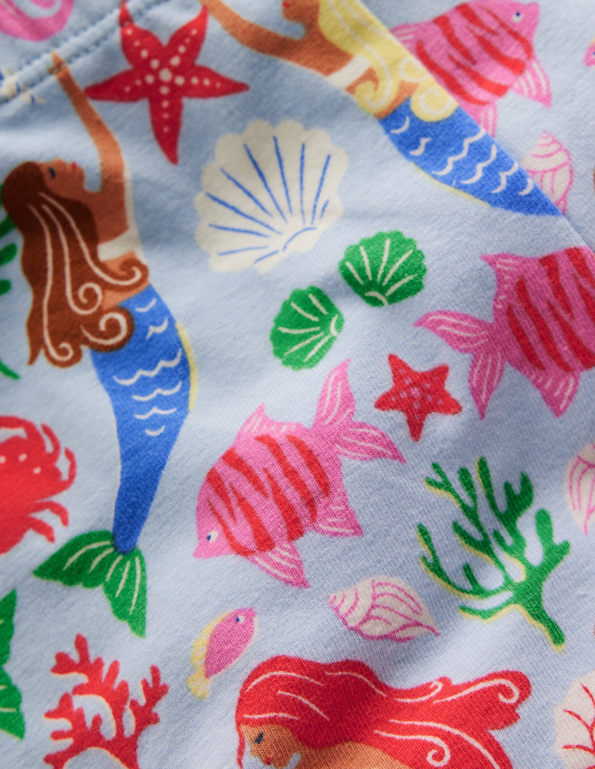 Cartwheel Shorts-Blue Mermaid-3