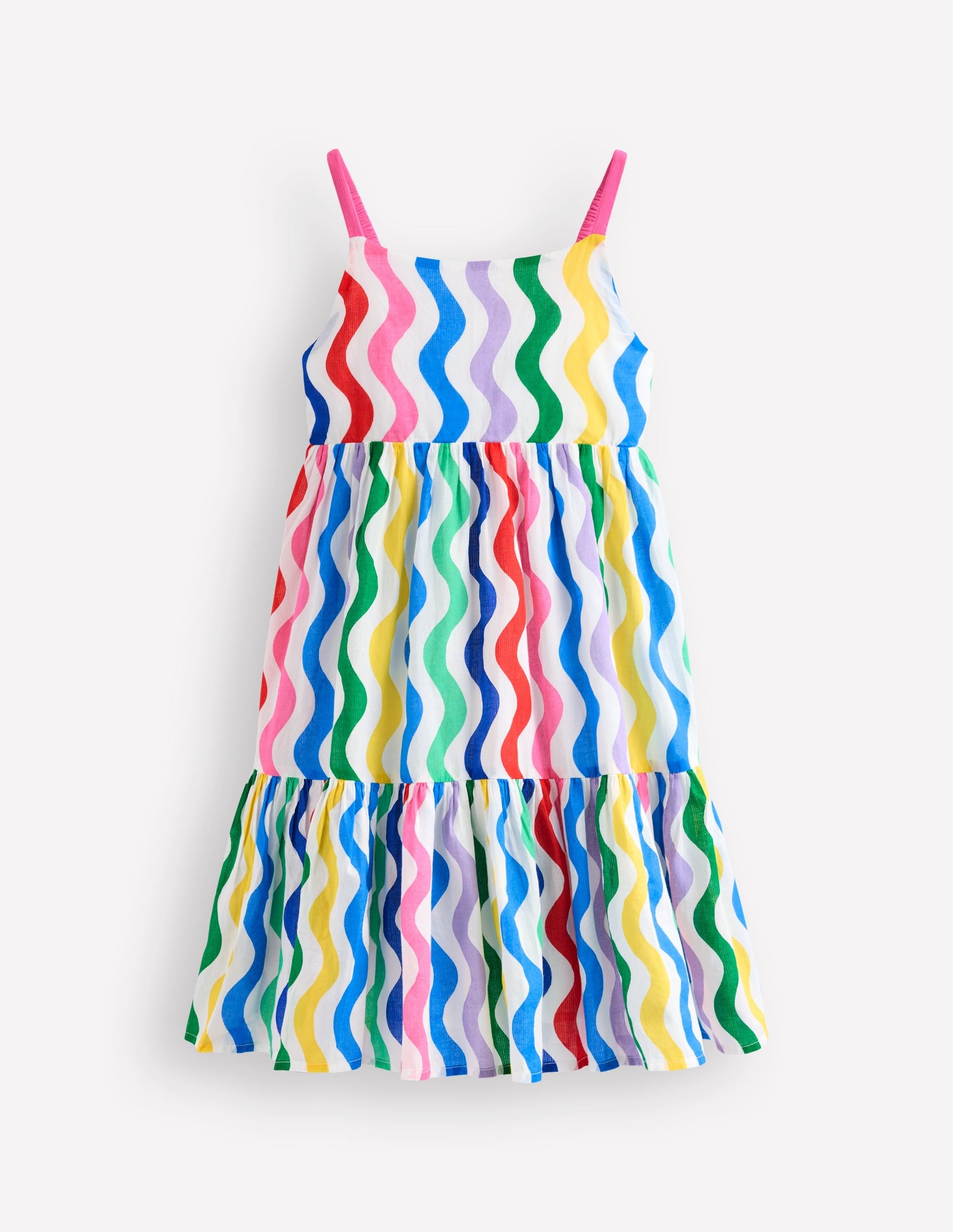 Aurelia Tiered Twirly Dress-Multi Wave-2