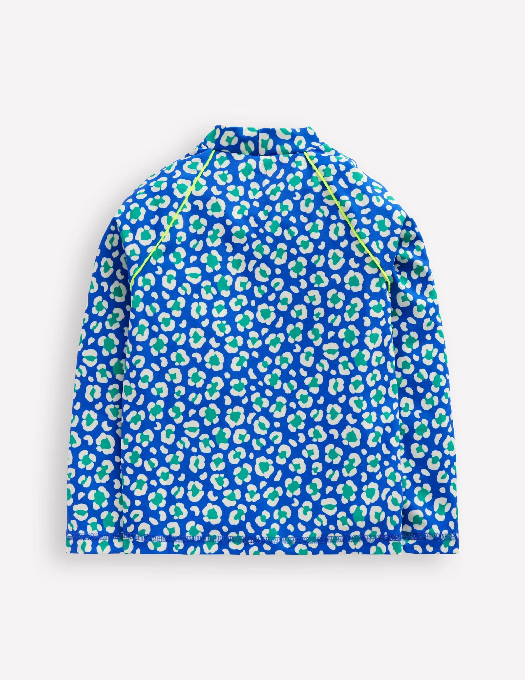 Sunsafe Patterned Rash Vest-Aquamarine Leopard - Image 2