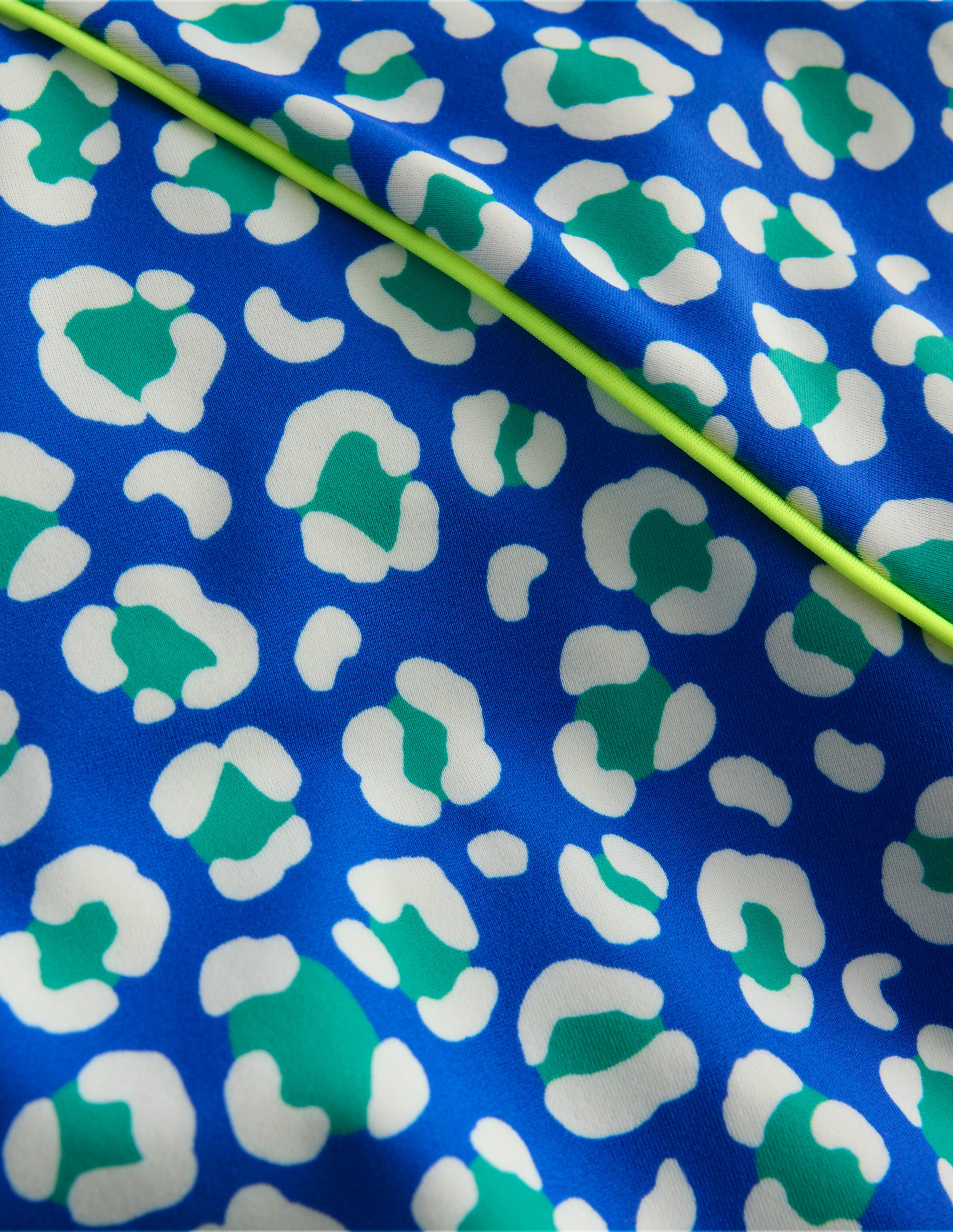 Sunsafe Patterned Rash Vest-Aquamarine Leopard - Image 3