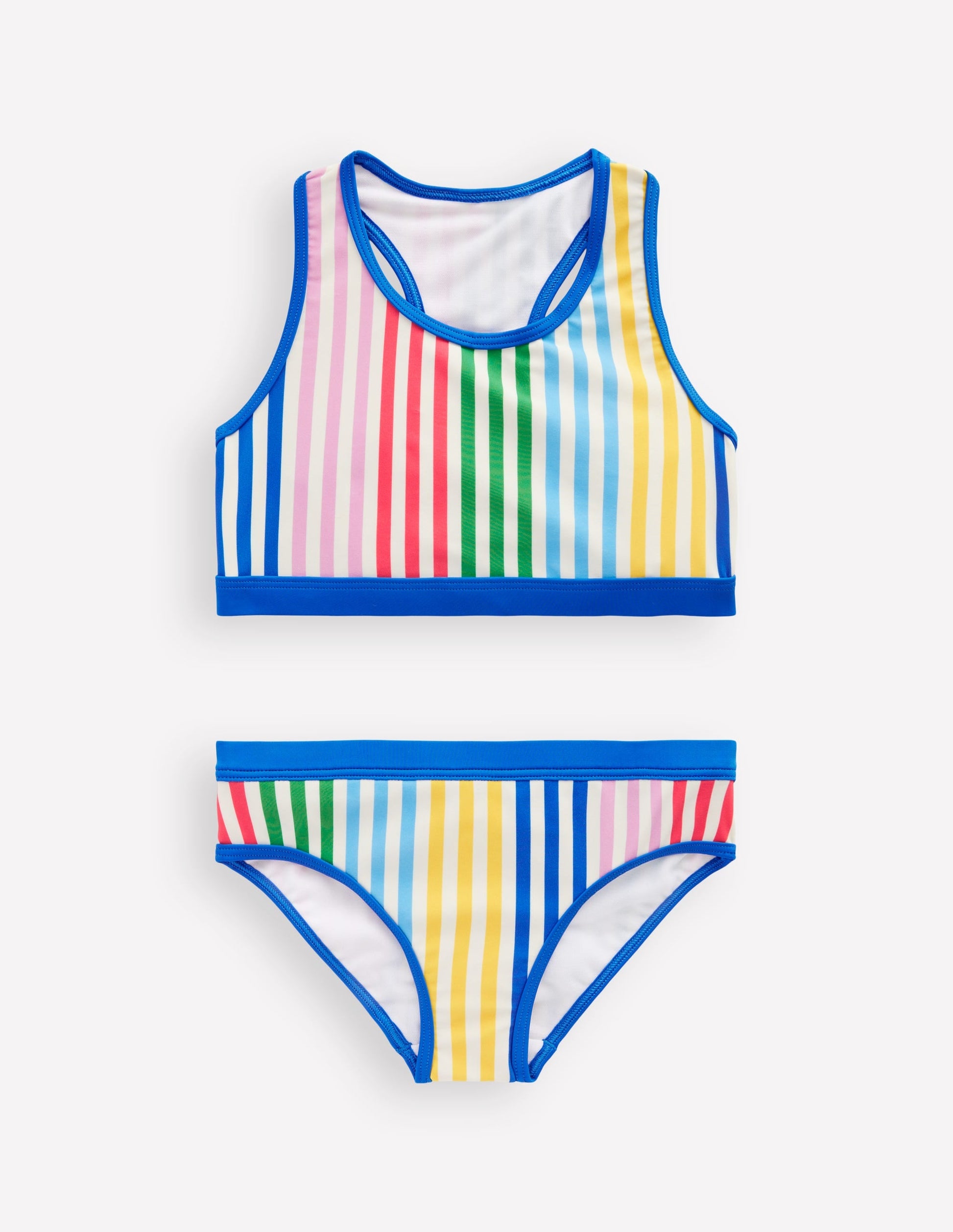 Racerback Bikini-Hotchpotch Stripe-1