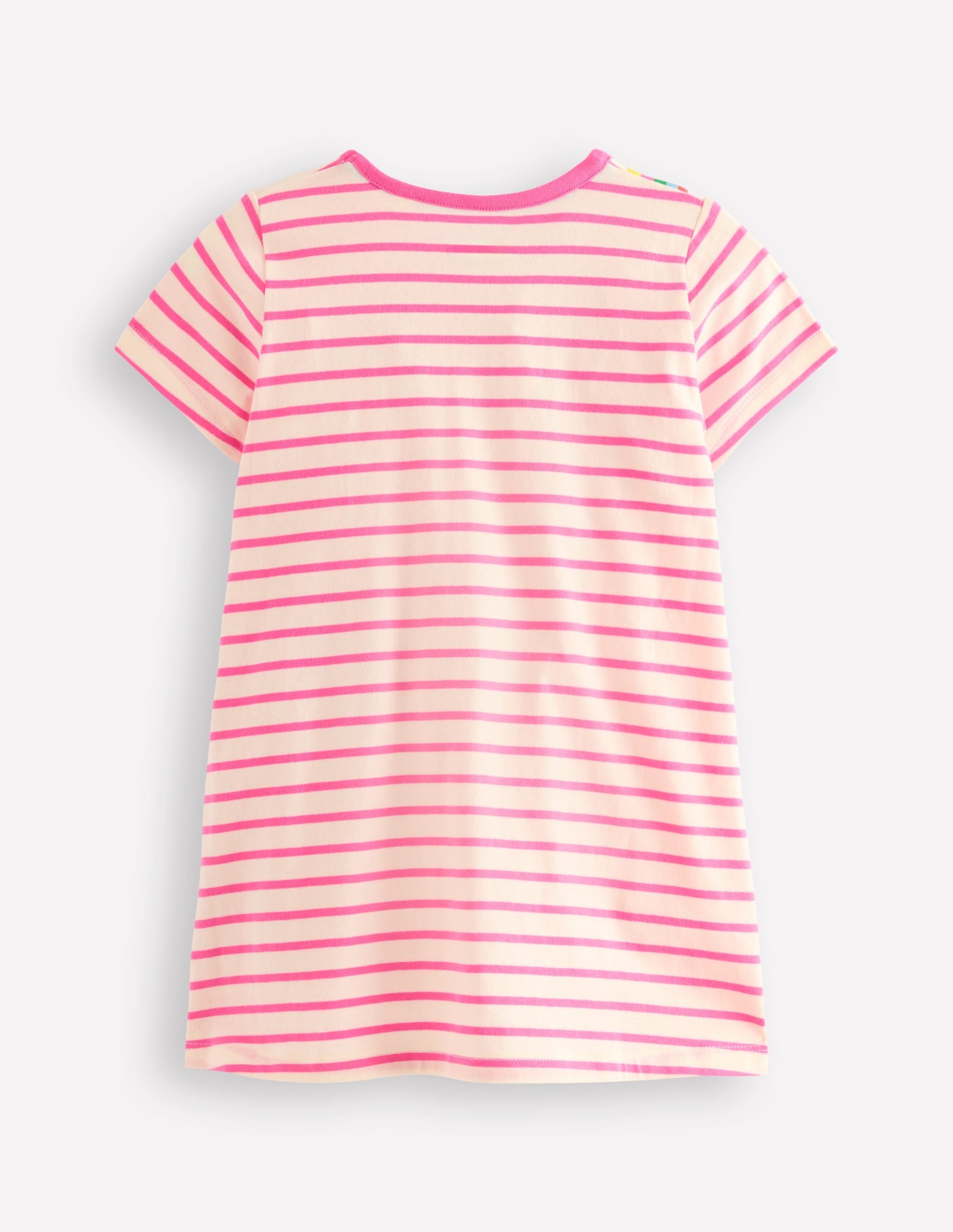 Short Sleeve Applique Tunic-Rose Pink Jellyfish-2