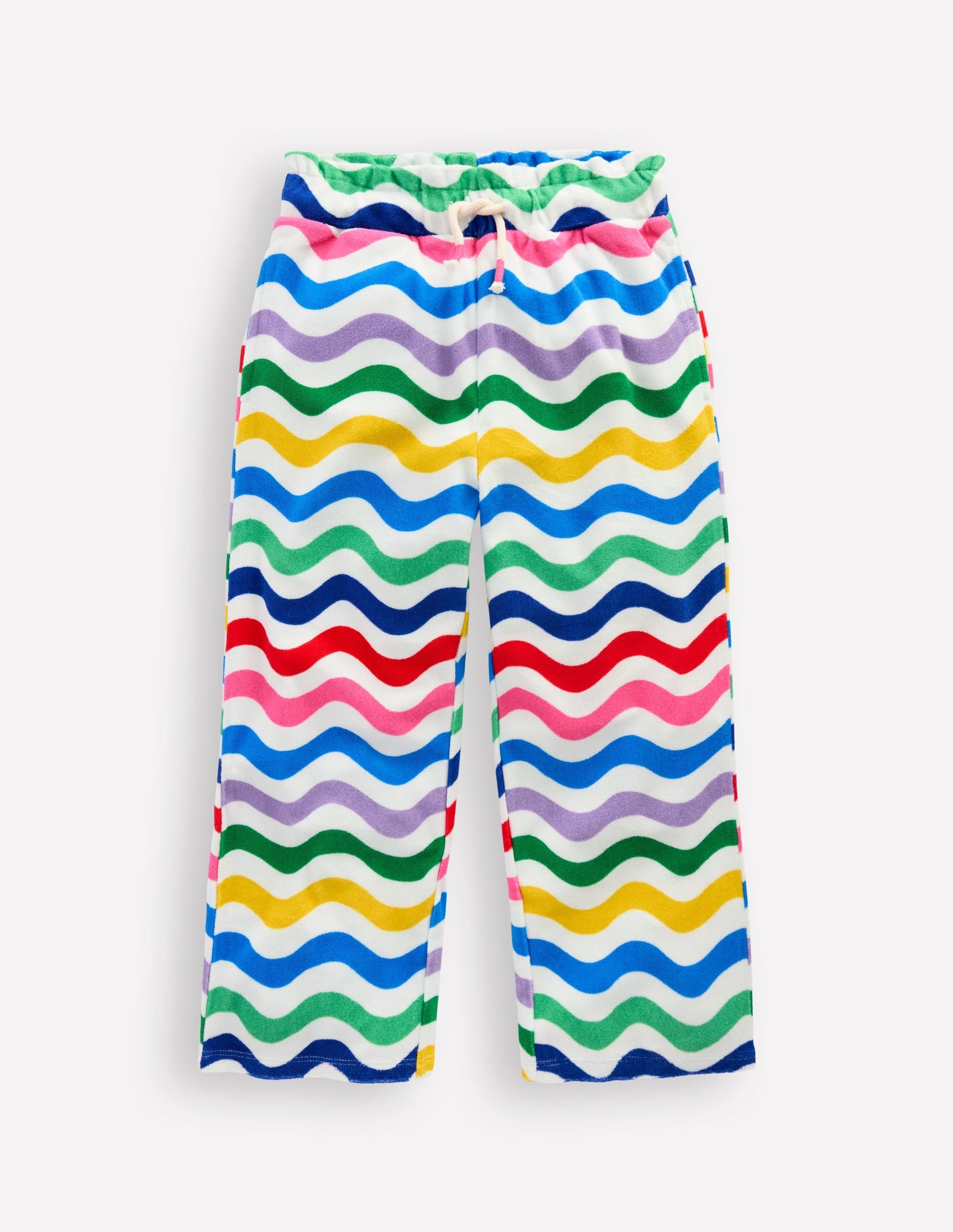 Towelling Trouser-Multi Wave-1