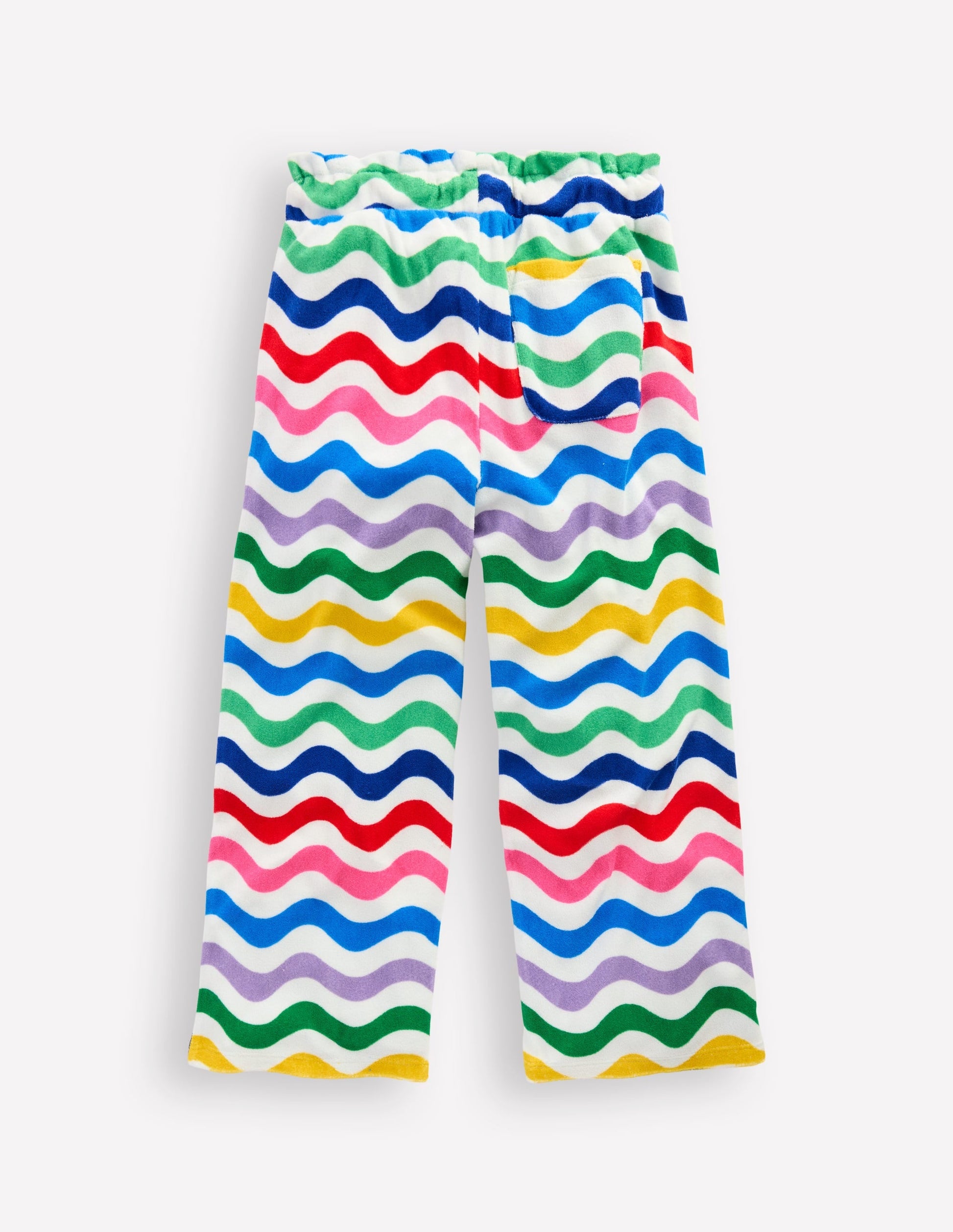 Towelling Trouser-Multi Wave-2