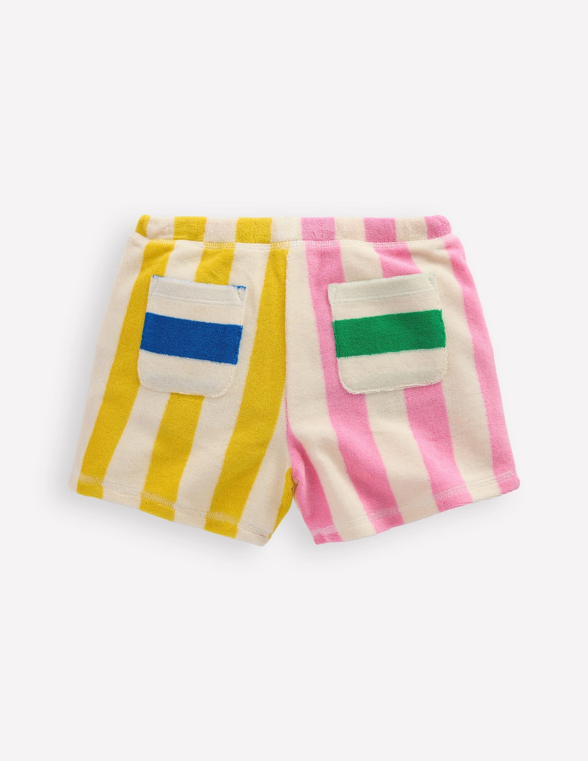 Printed Towelling Short-Hotchpotch Multi Stripe-2