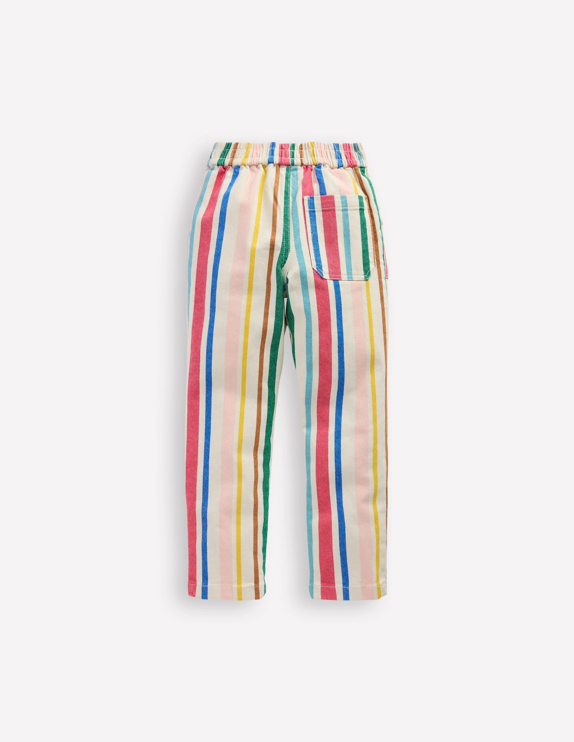 Pull-On Trouser-Rainbow Stripe-2