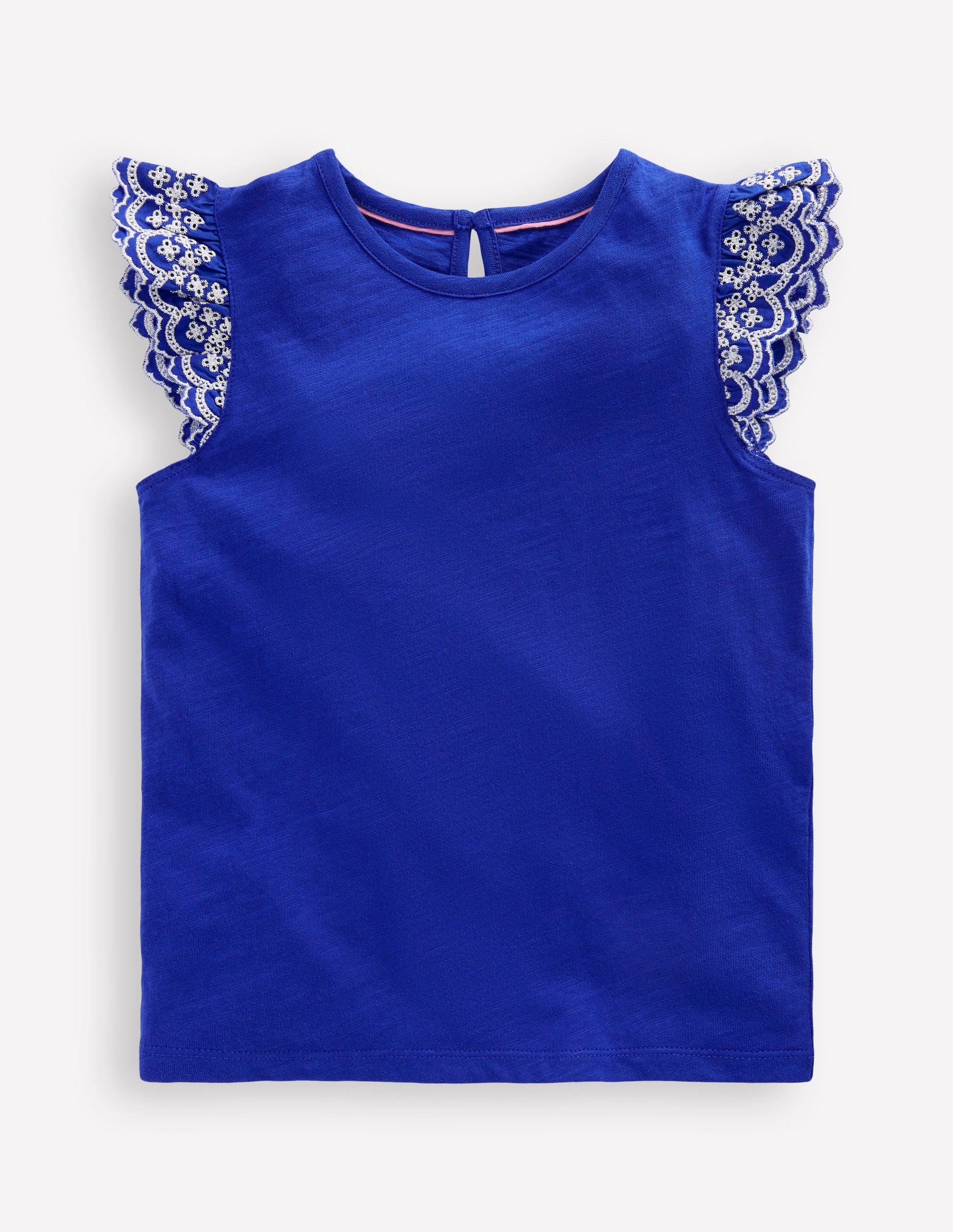 Margaret Broderie Frill Tee-Orion Blue-1