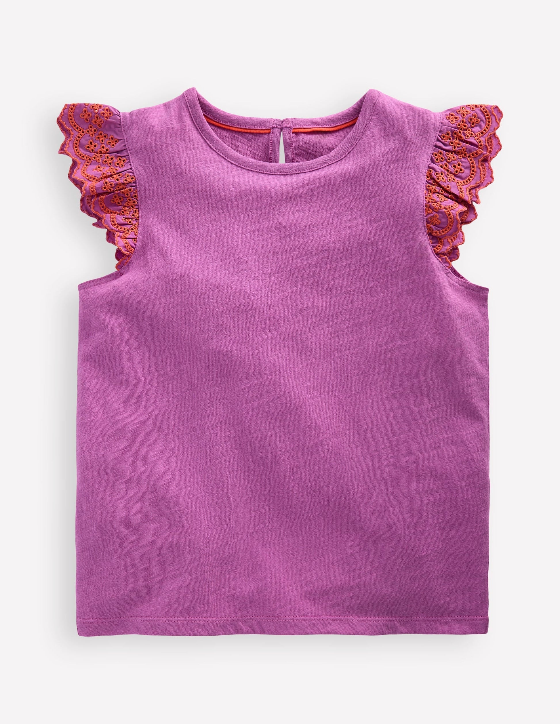 Margaret Broderie Frill Tee-Orchid Purple-1