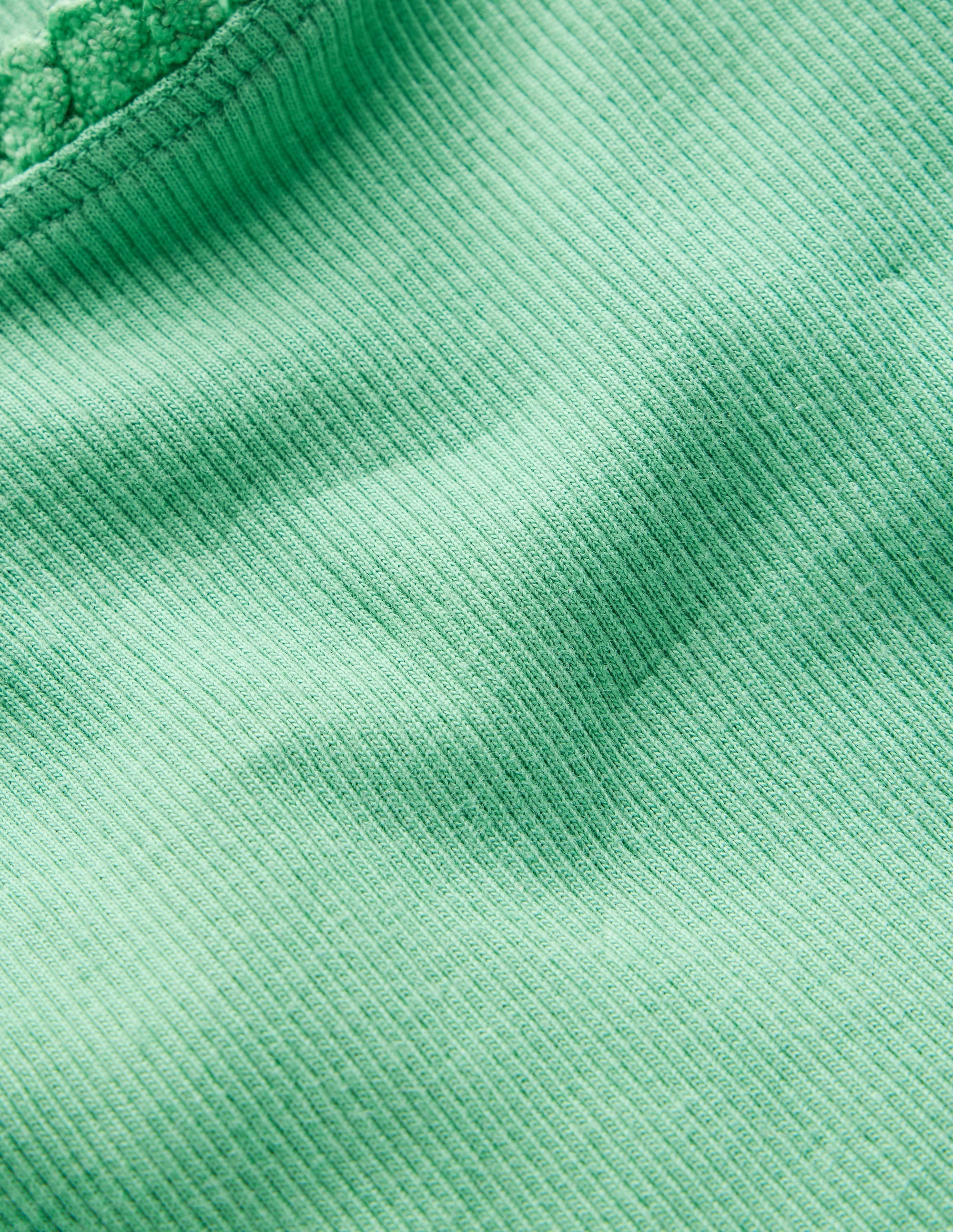 Short Sleeve Ribbed T-Shirt-Aloe Green - Image 3