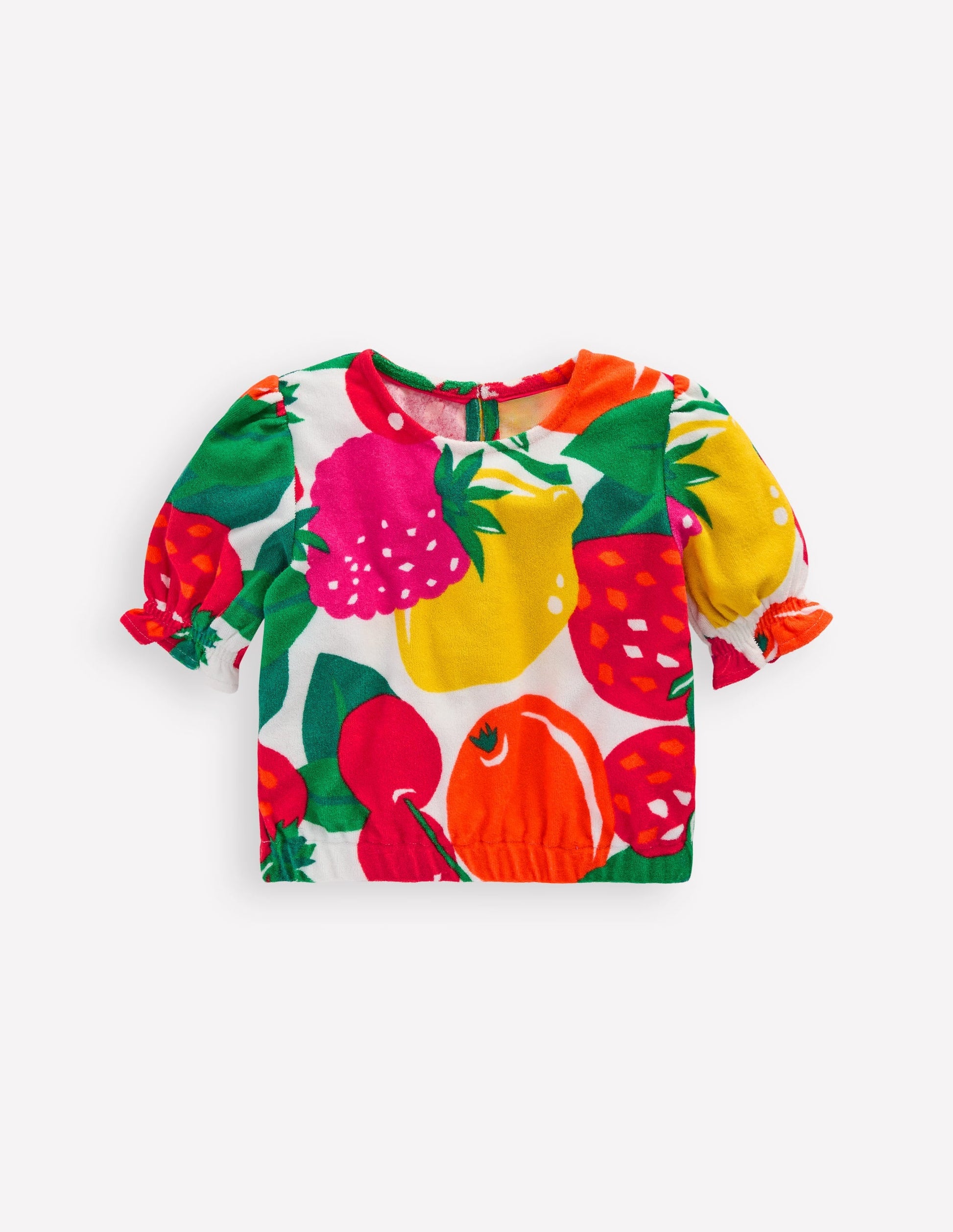 Towelling Top-Multi Giant Fruit-1