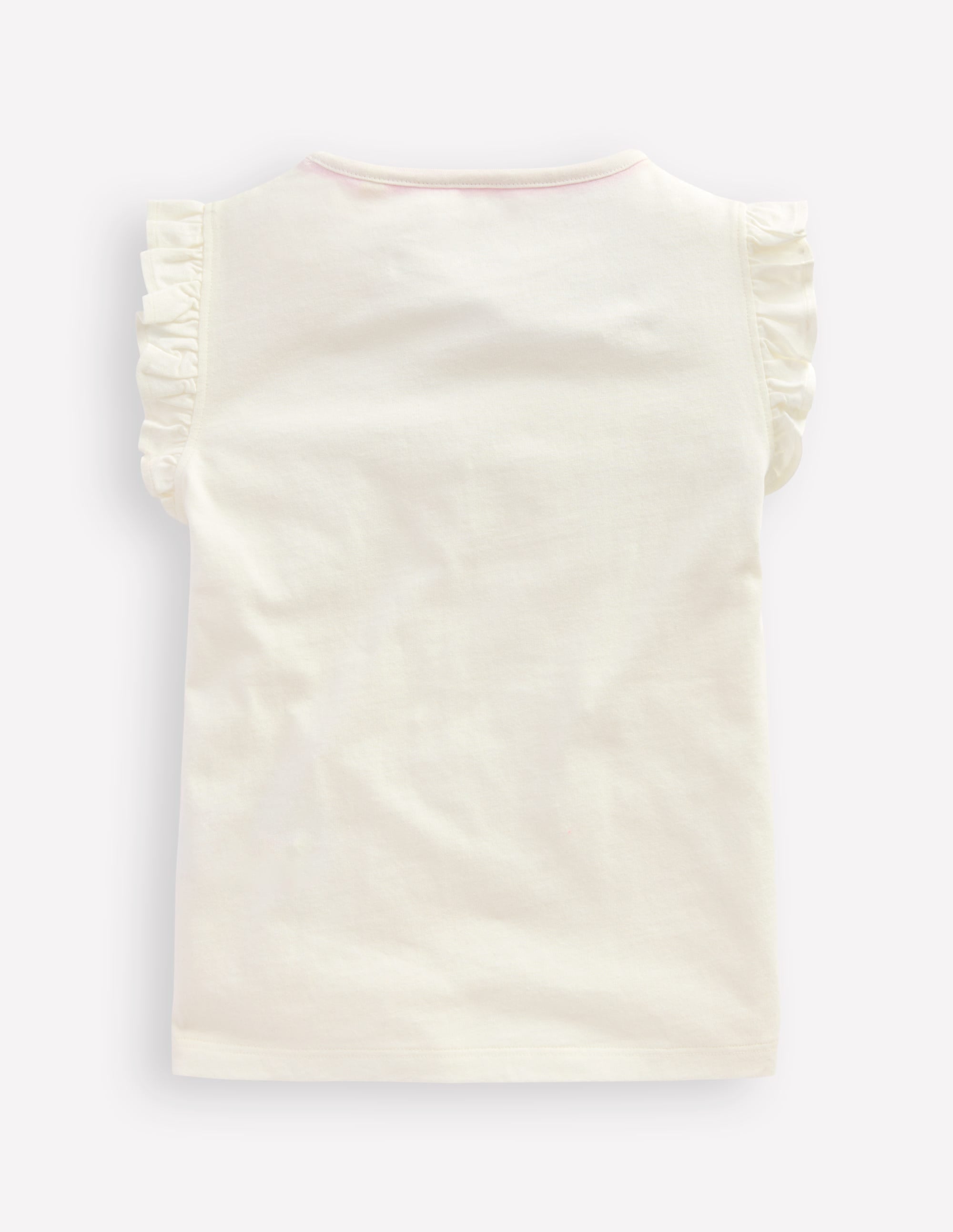 Flutter Short Sleeve T-shirt-Ivory Birds - Image 2
