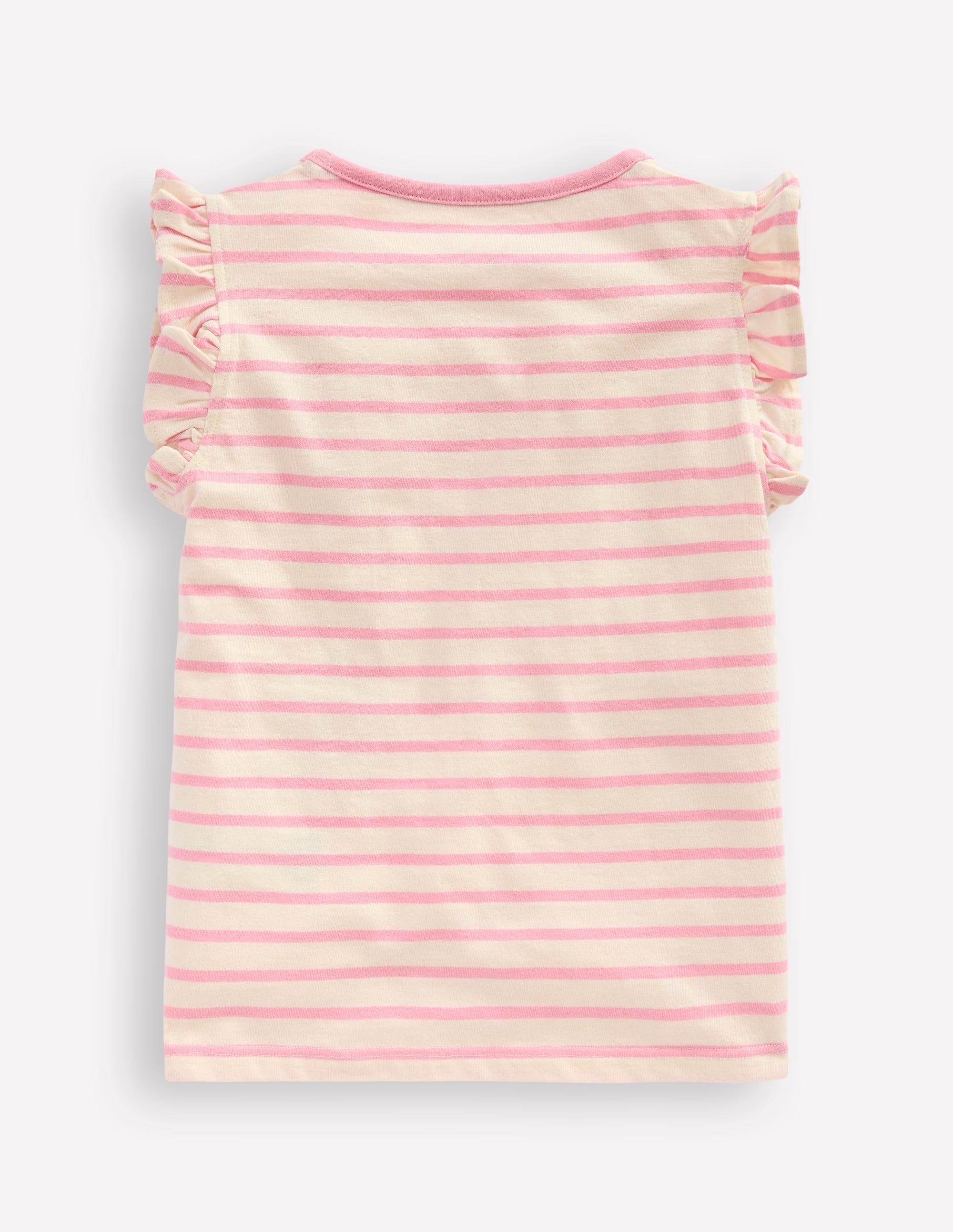 Flutter Short Sleeve T-shirt-Bubblegum Pink Fruits - Image 3