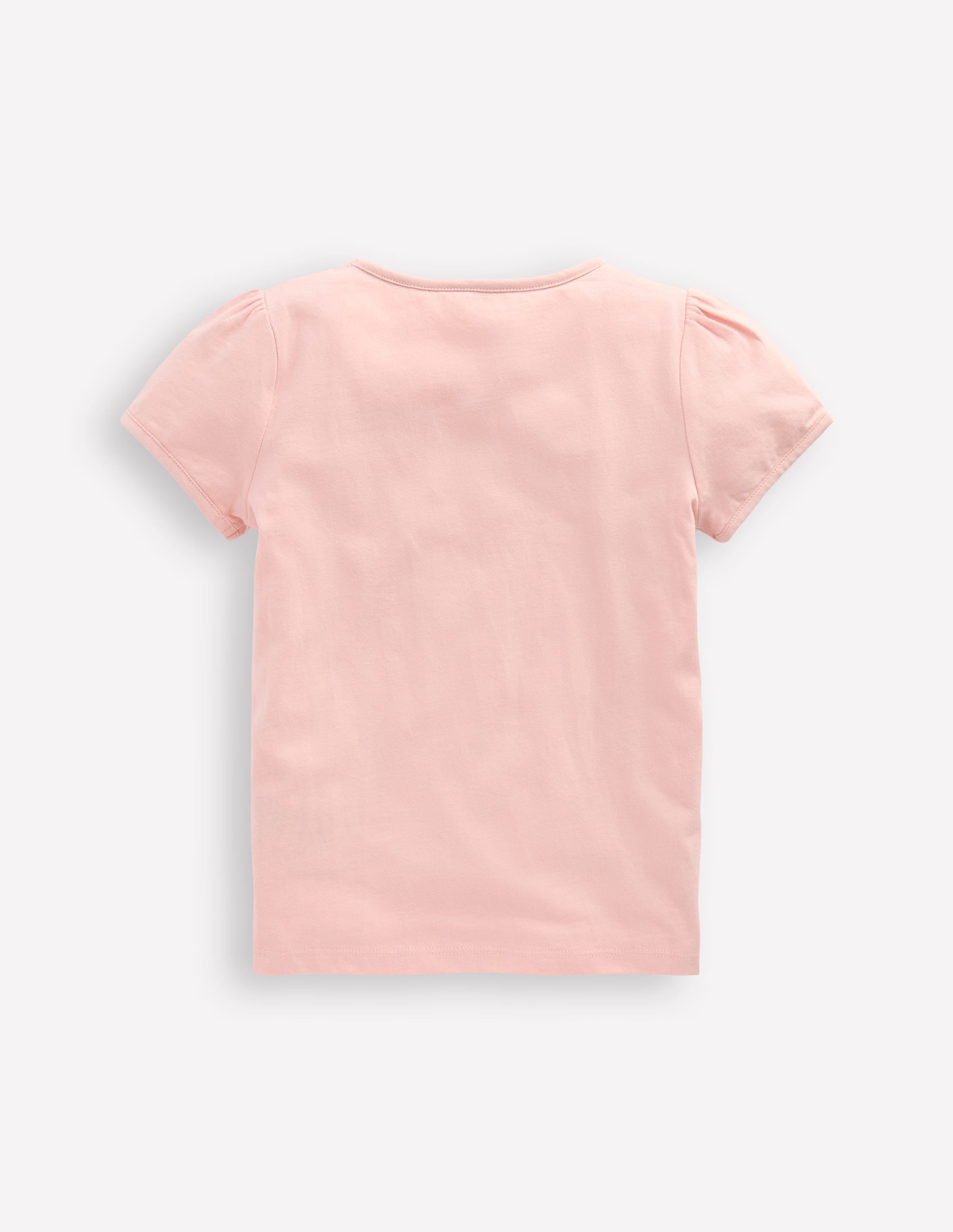 Puff Sleeve Superstitch Top-Chalk Pink Ice Creams - Image 2