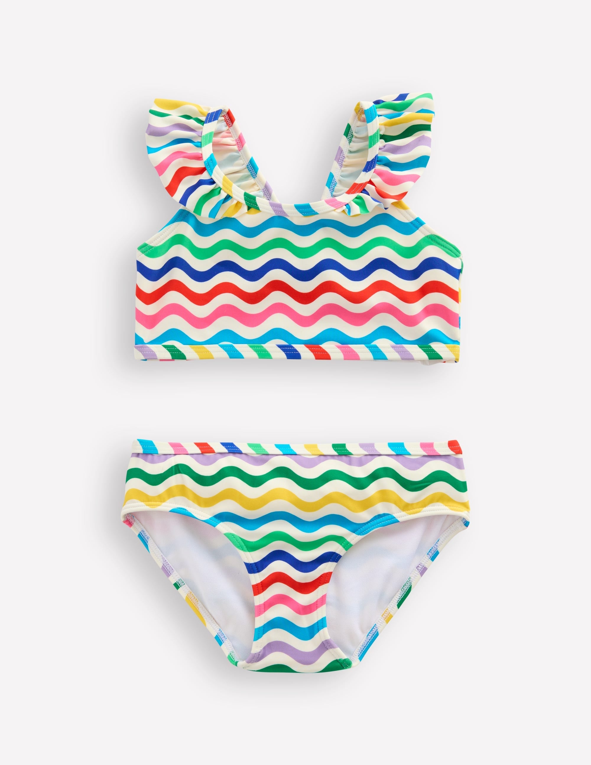 Frill Strap Bikini-Multi Wave - Image 1