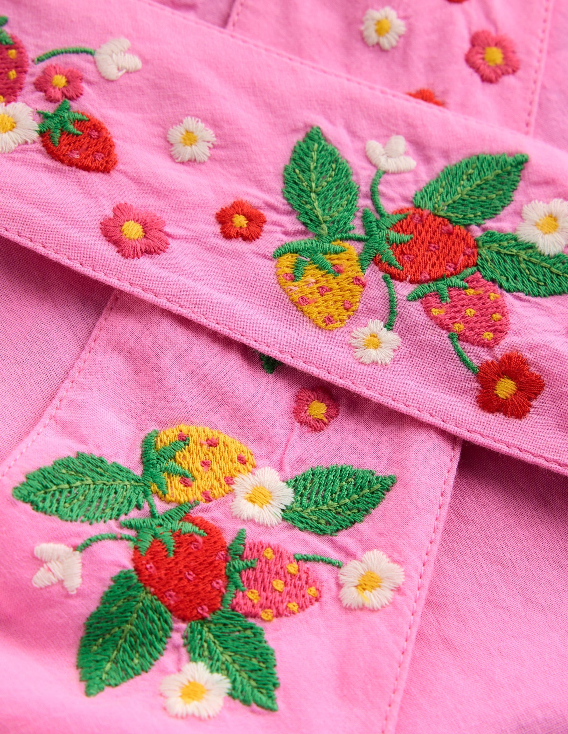 Harper Cross-Back Dress-Cosmos Pink Strawberry Patch-4