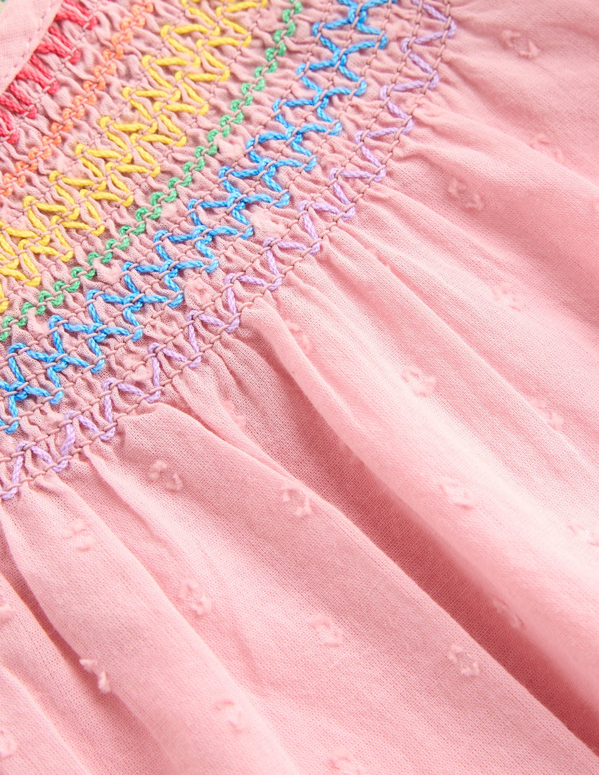 Woven Smocked Top-Vintage Pink-1