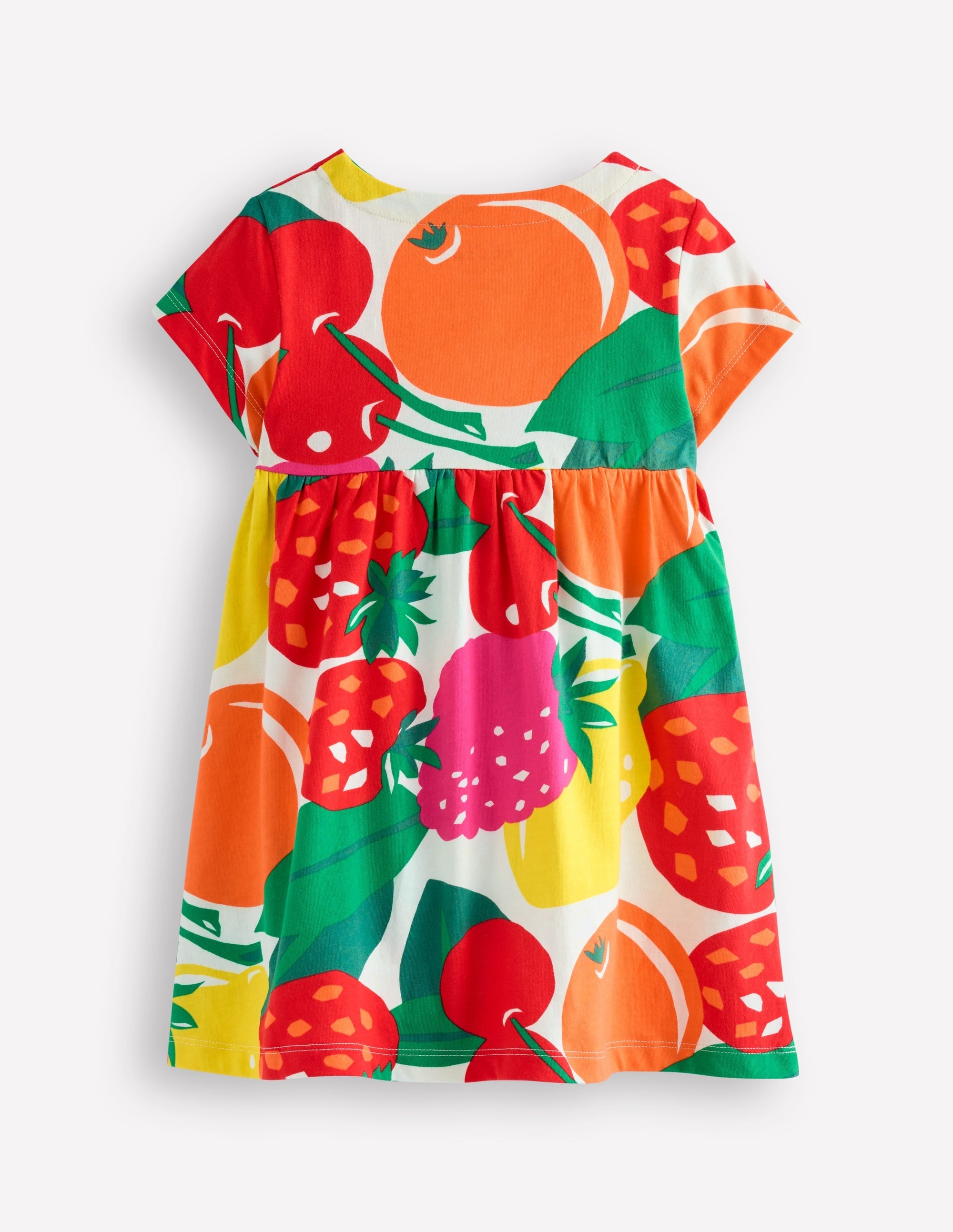 Short Sleeve Printed Tunic-Multi Giant Fruit - Image 2