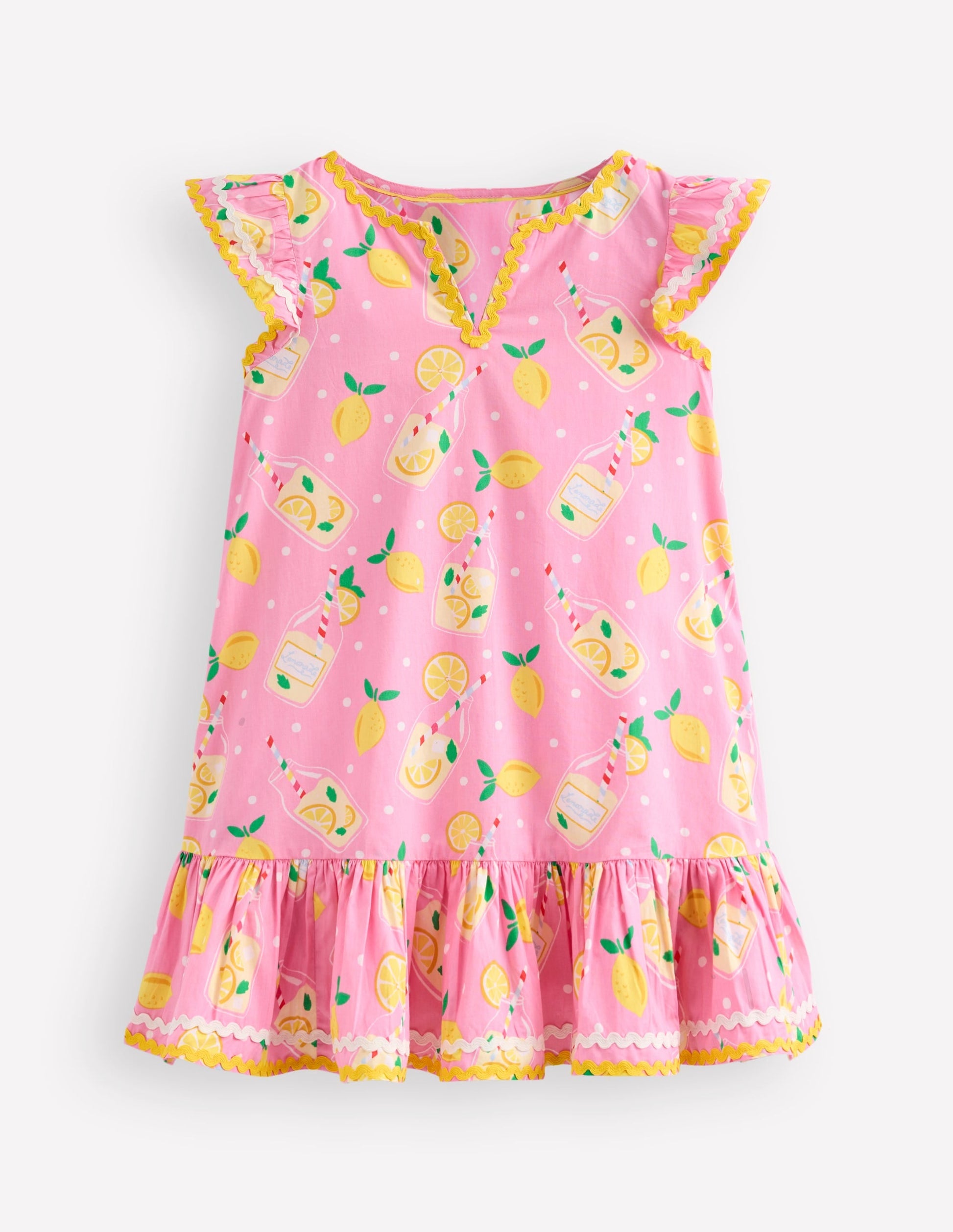 Emmy Woven Beach Dress-Chalk Pink Lemonade-2