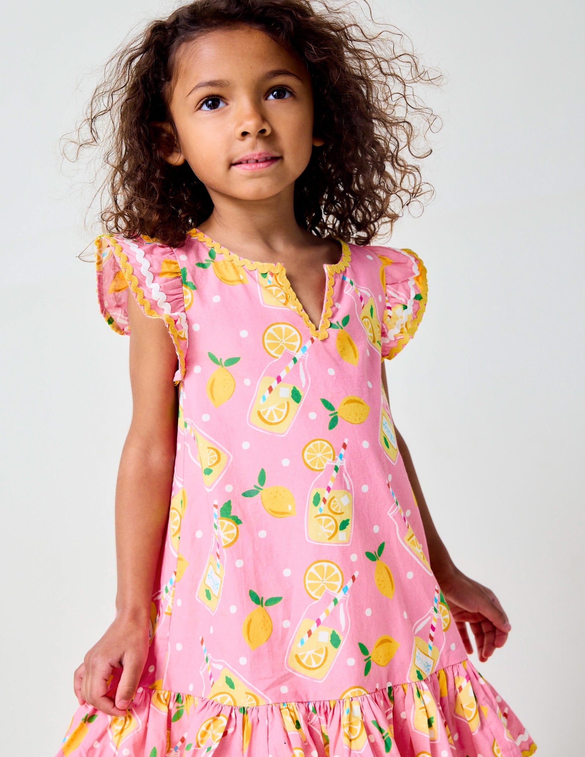 Emmy Woven Beach Dress-Chalk Pink Lemonade-1
