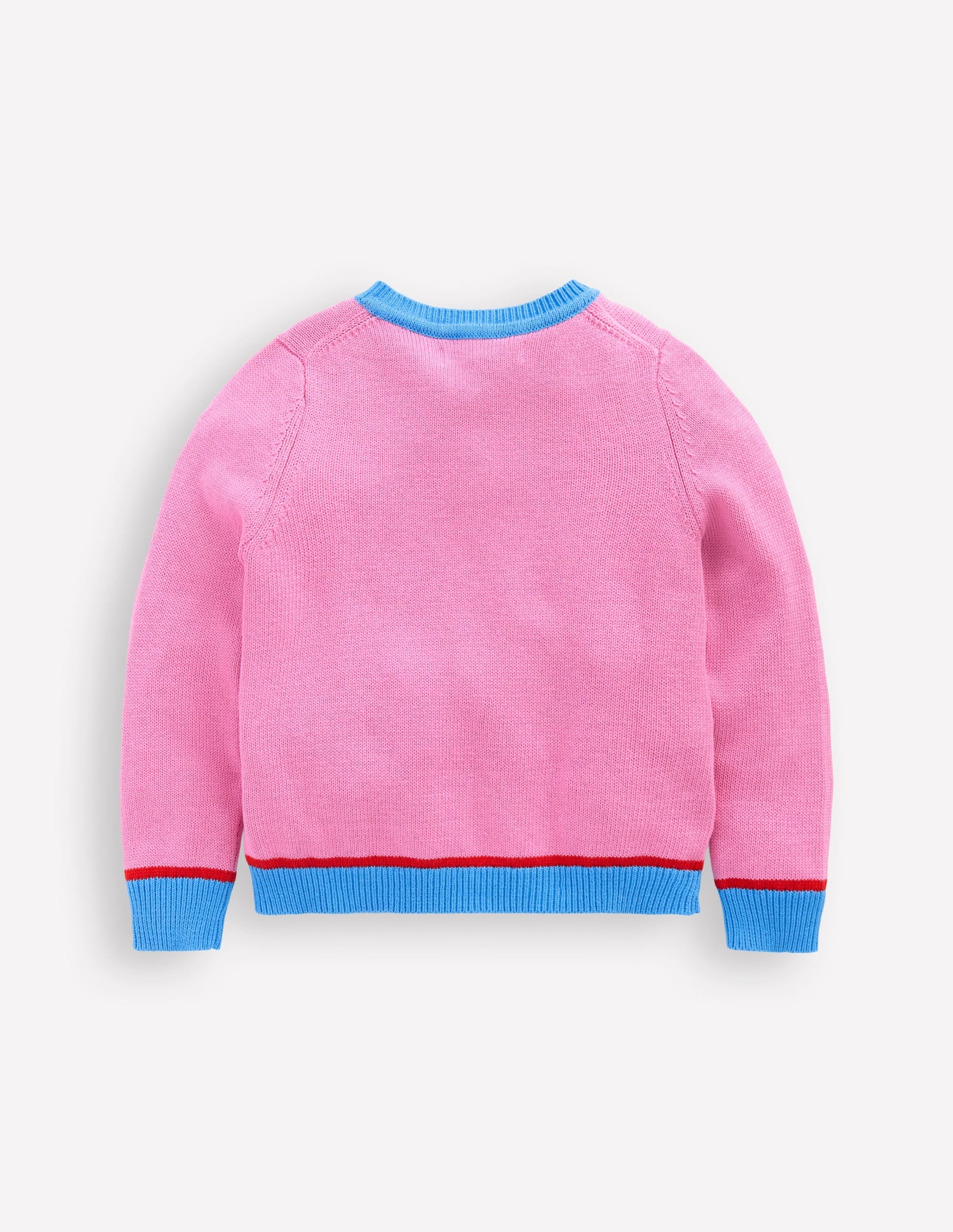 Fun Frill Logo Cardigan-Vintage Mauve Circus Horses-2
